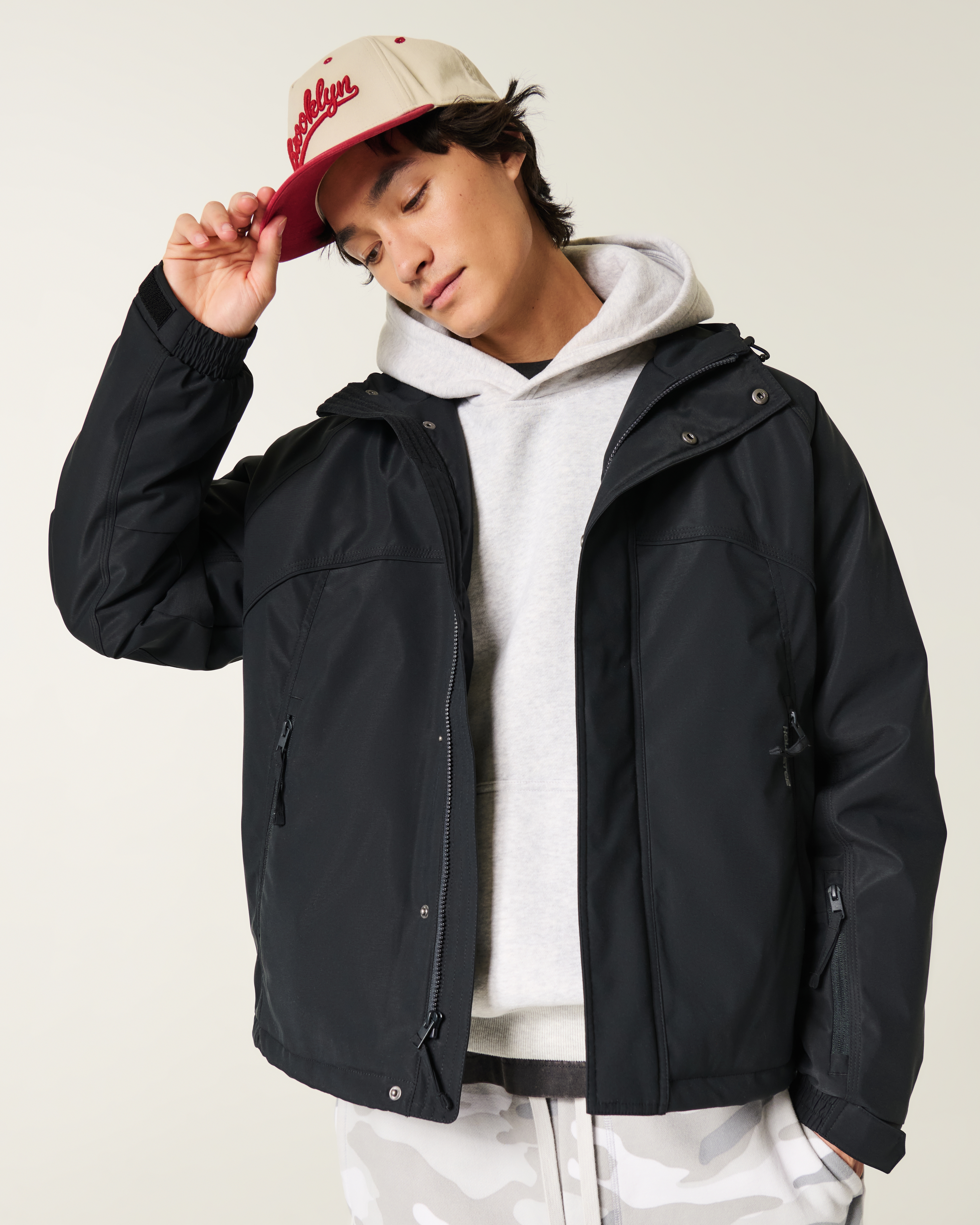 Hooded Zip-Up Jacket