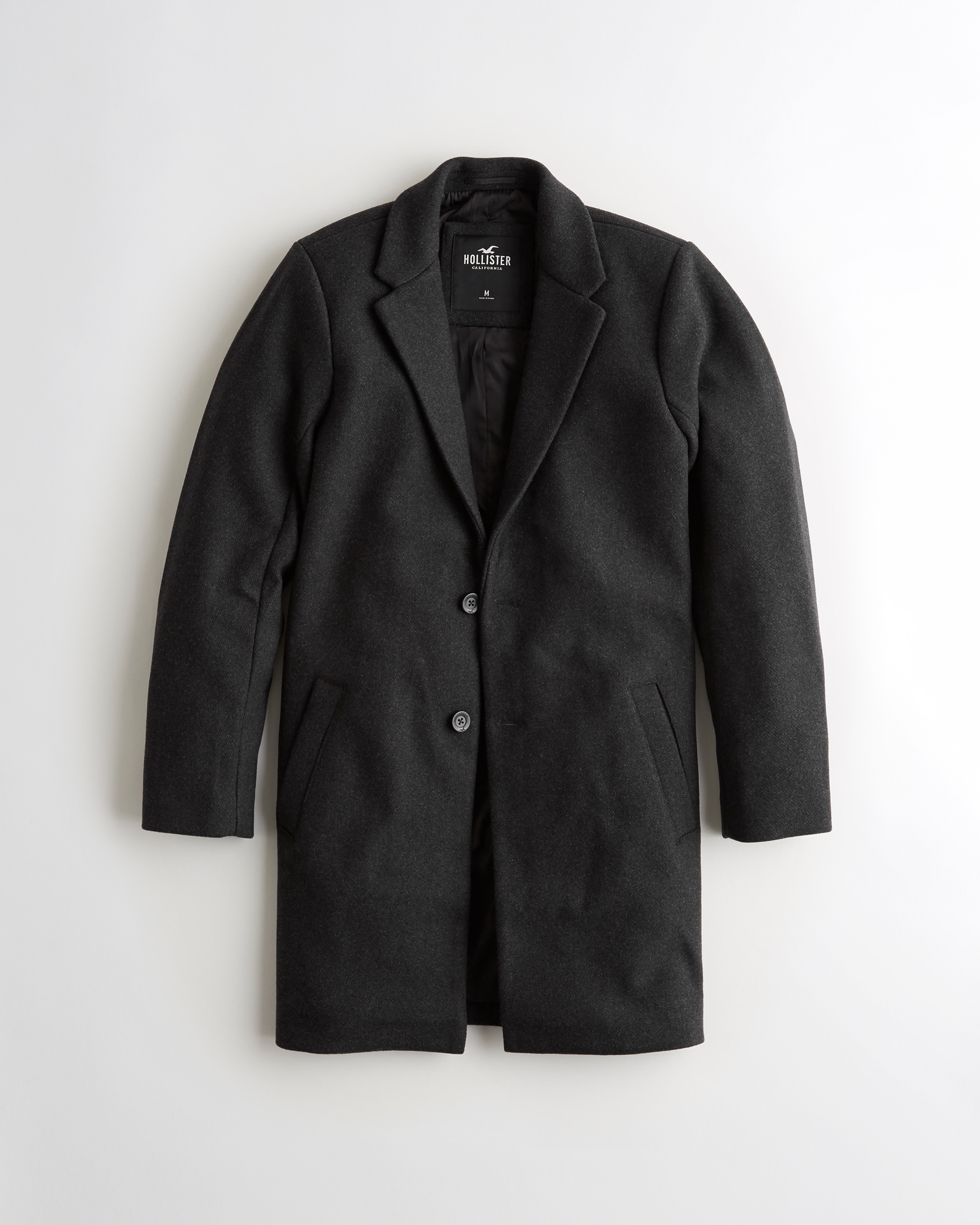 hollister wool coat