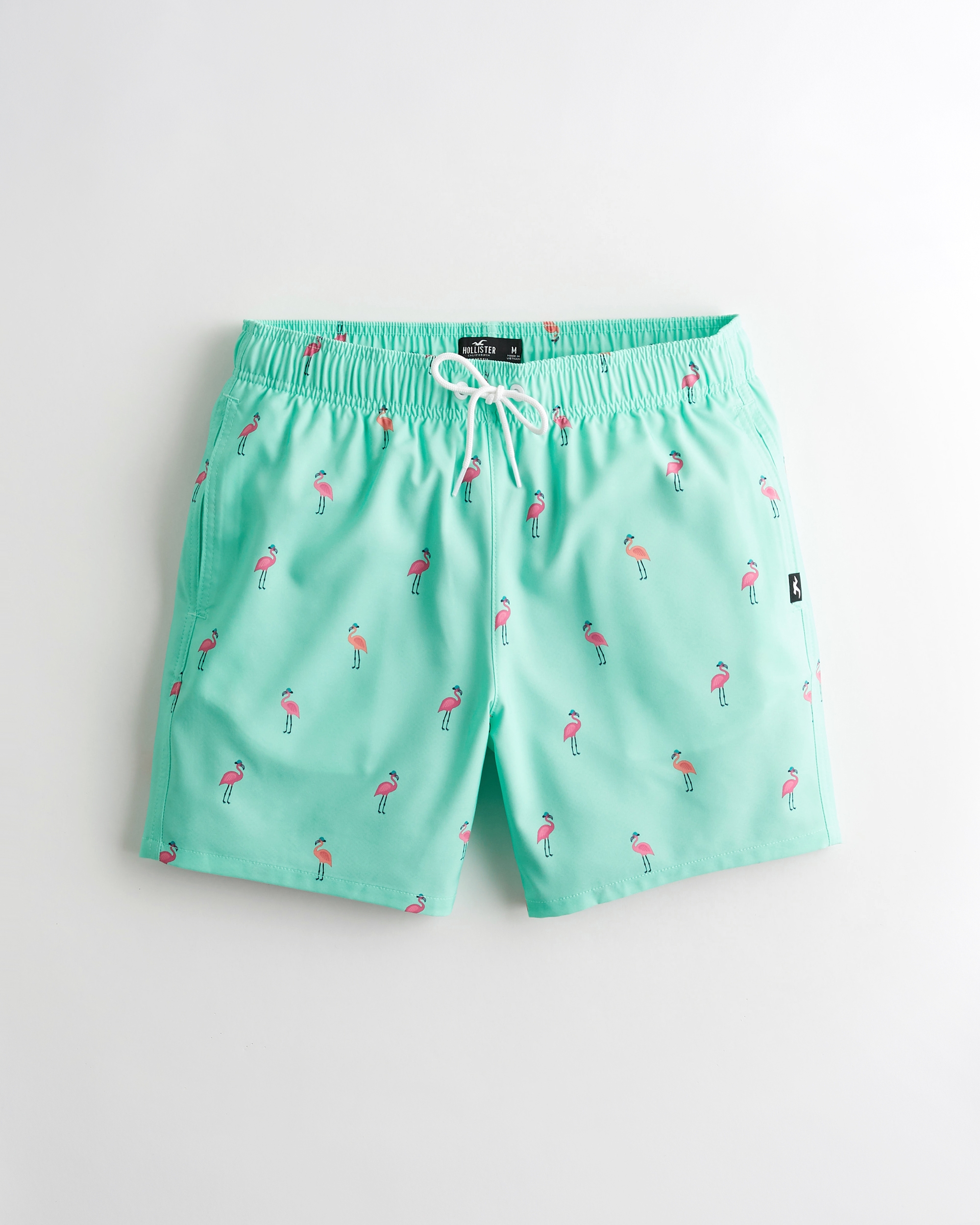 hollister mens swim trunks