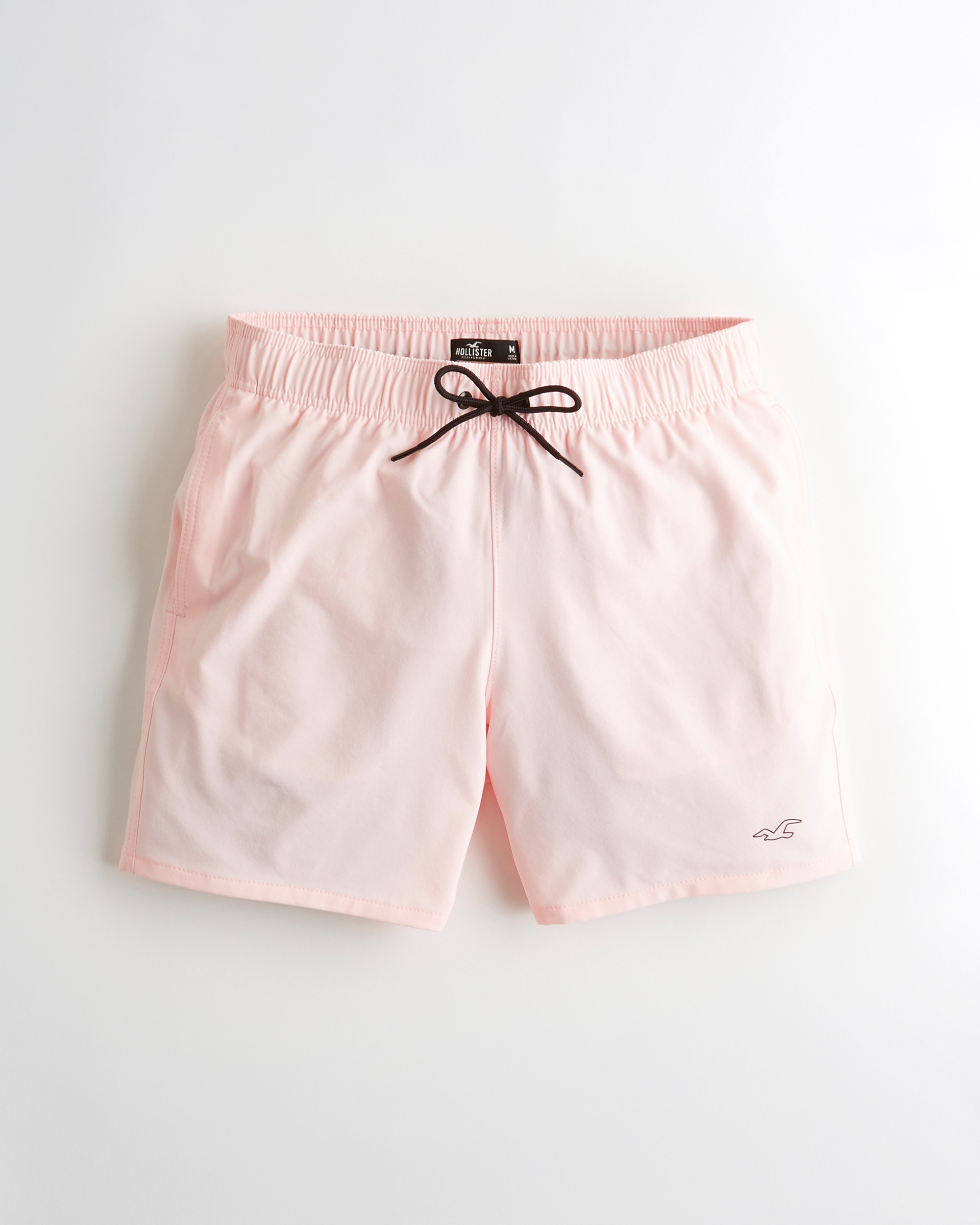 hollister pink swim trunks