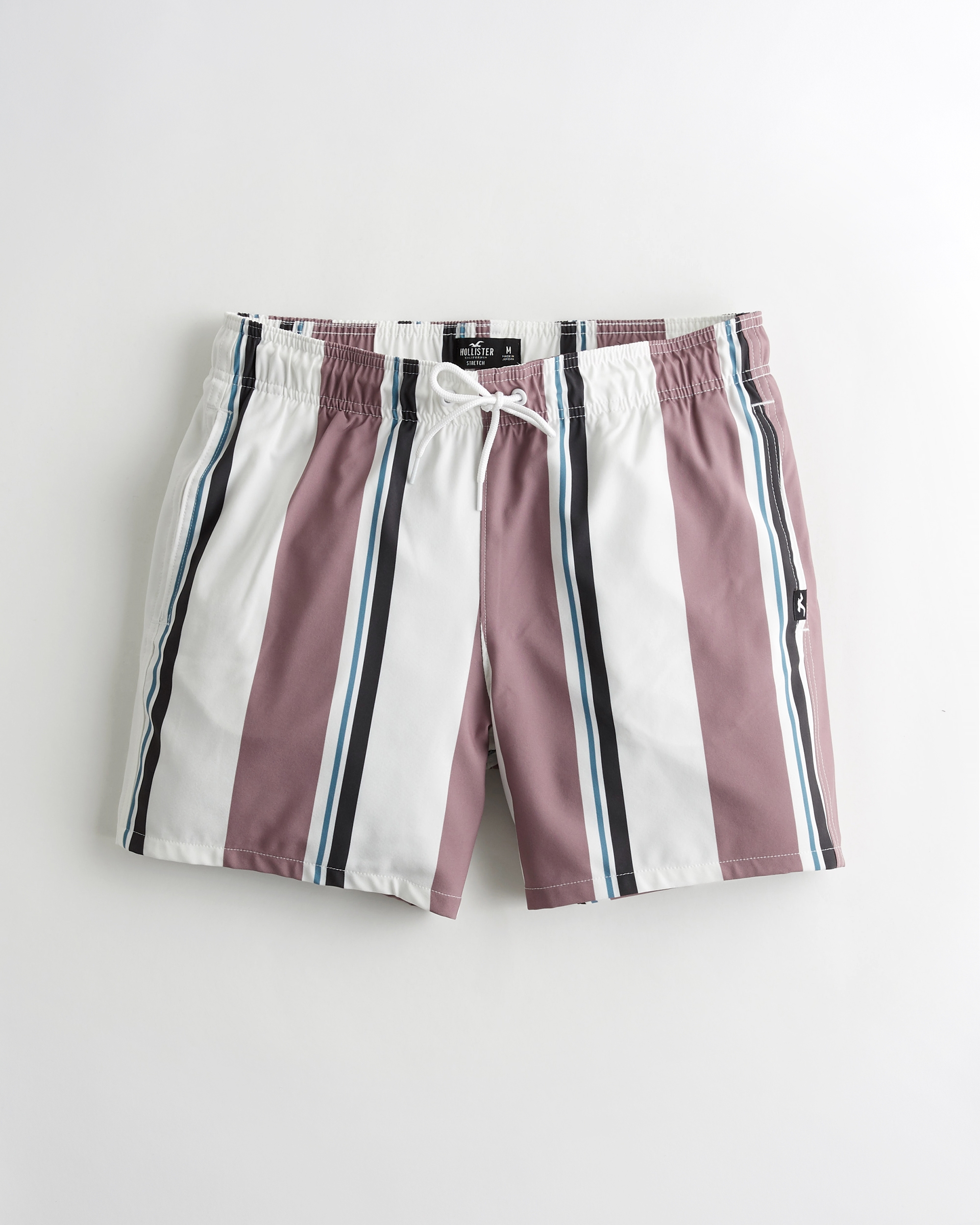 hollister pink swim trunks