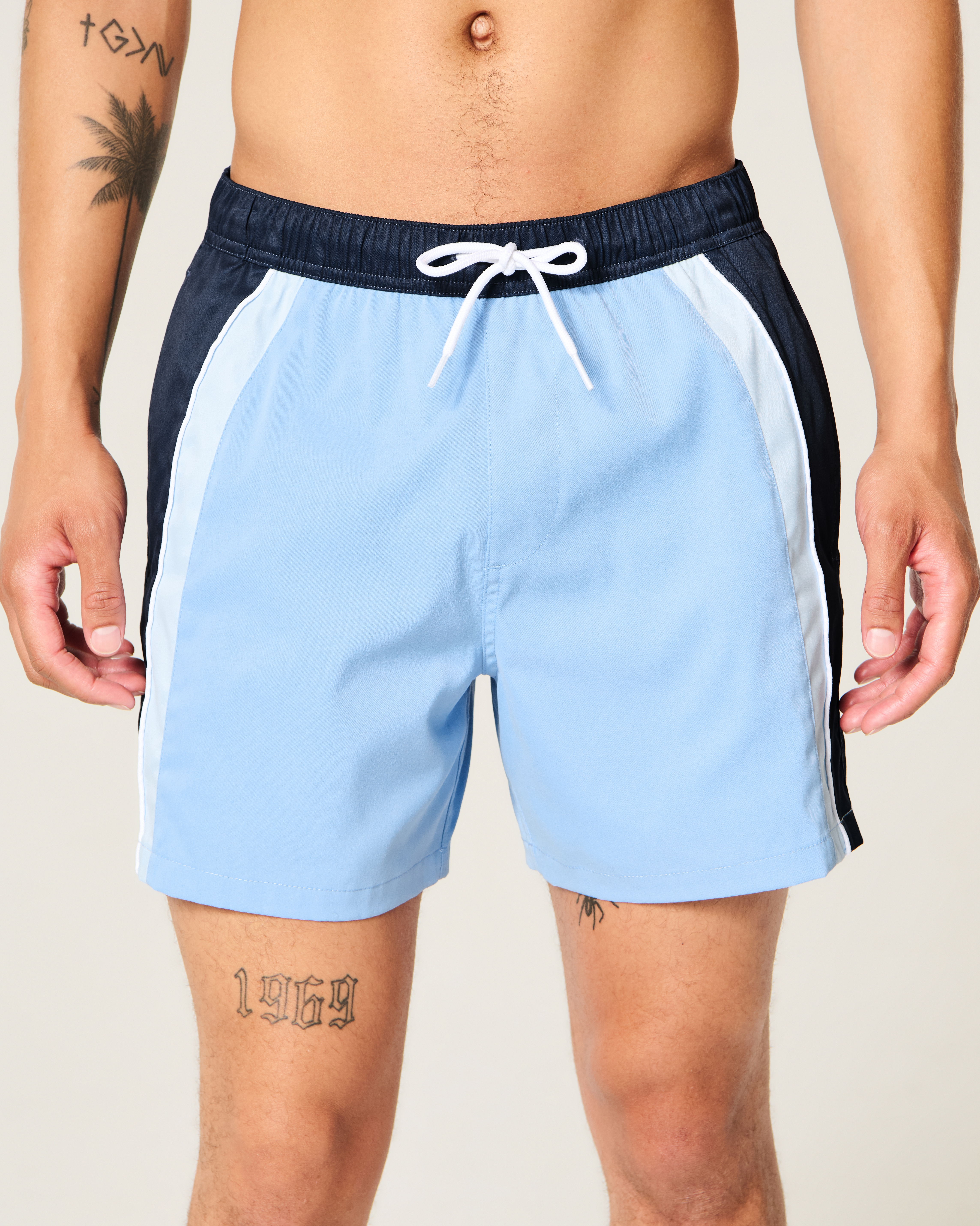 Sport Mid-Thigh Swim Trunks