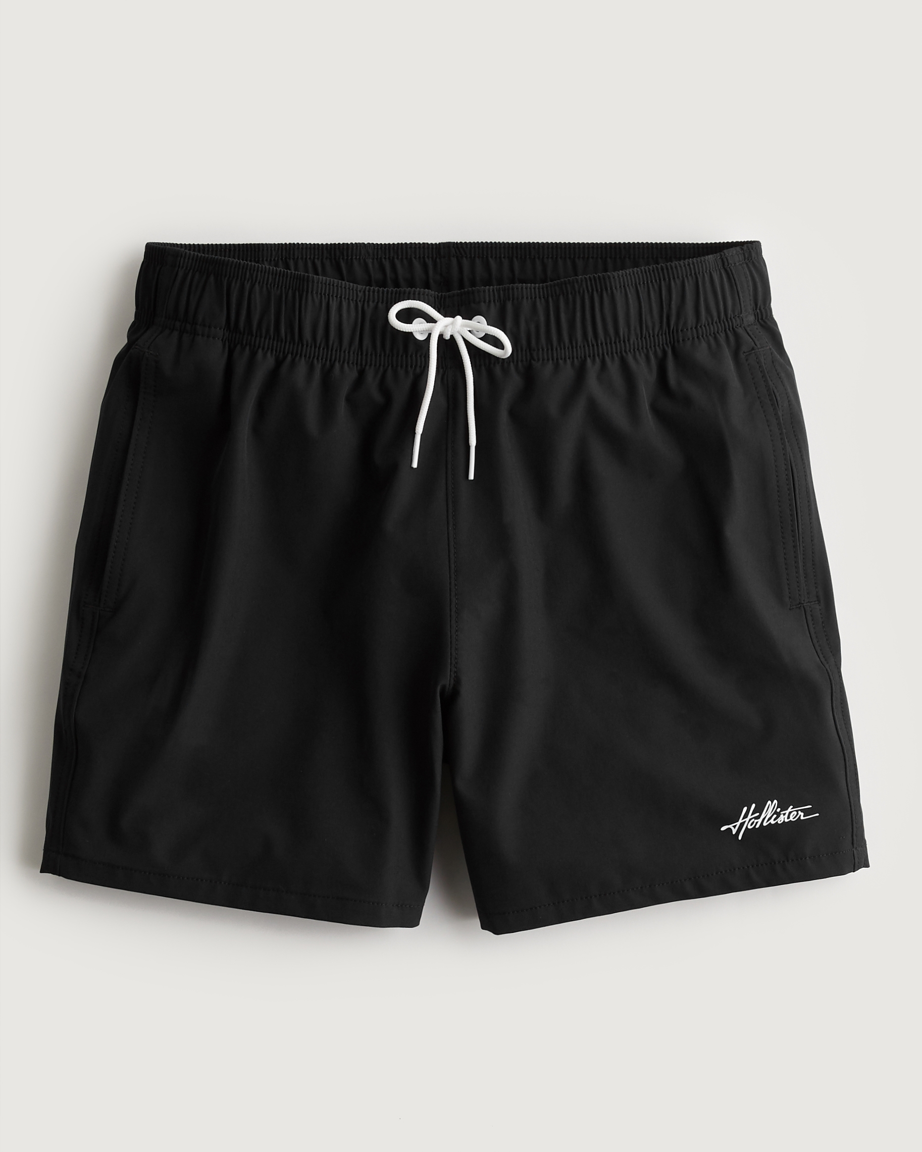 Hollister pink cheap swim trunks