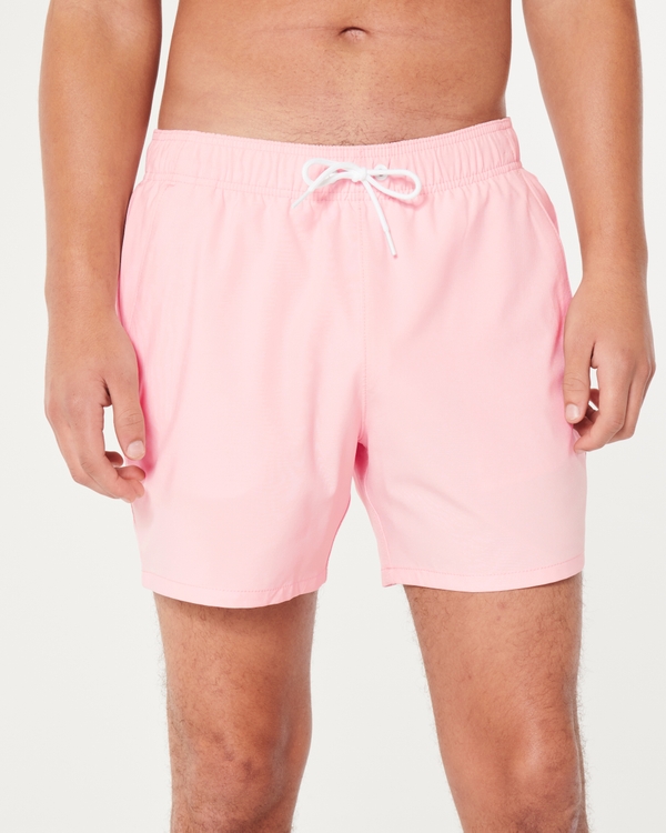 Mens swim shorts hollister sale