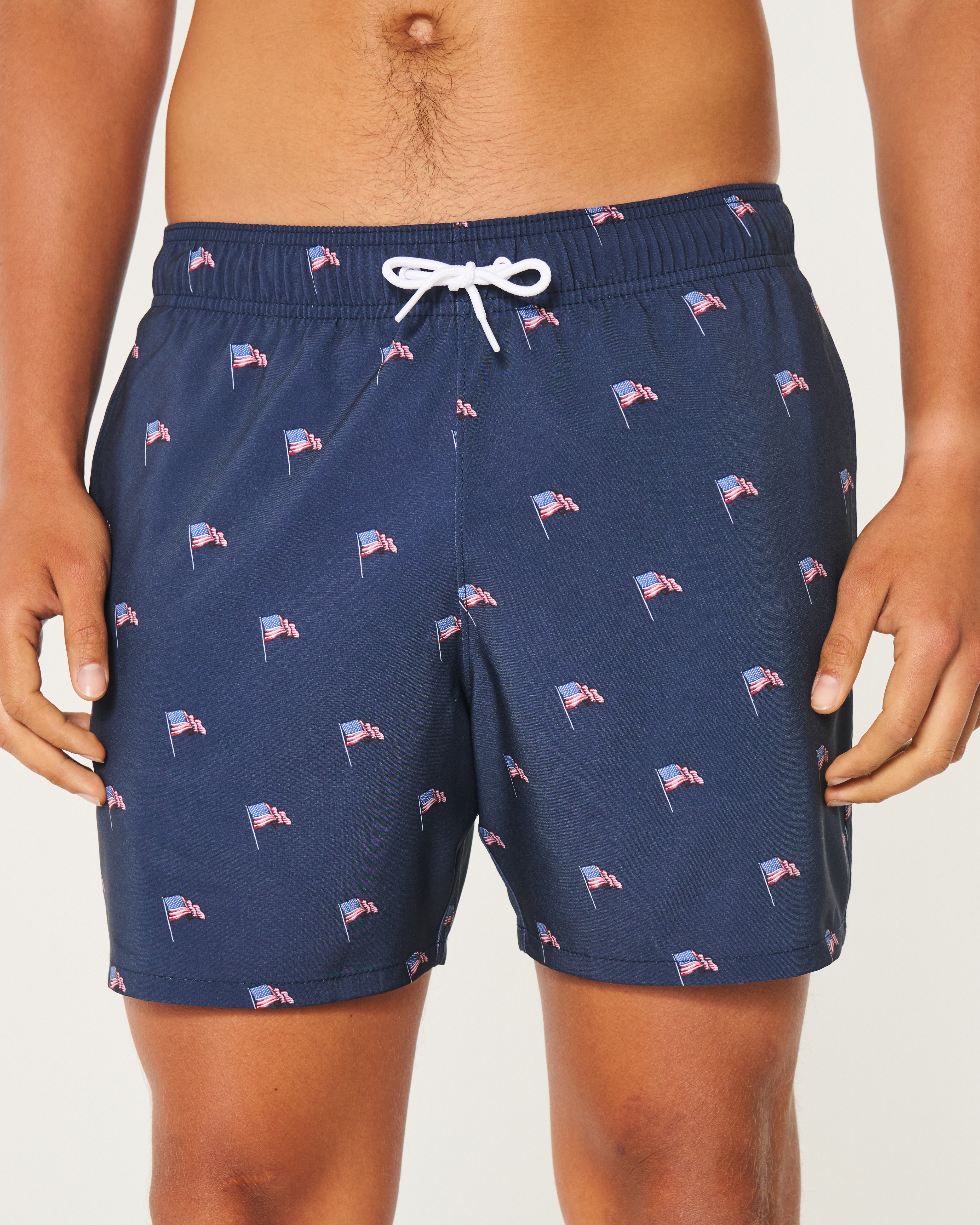 Mid-Thigh Volley Swim Trunks