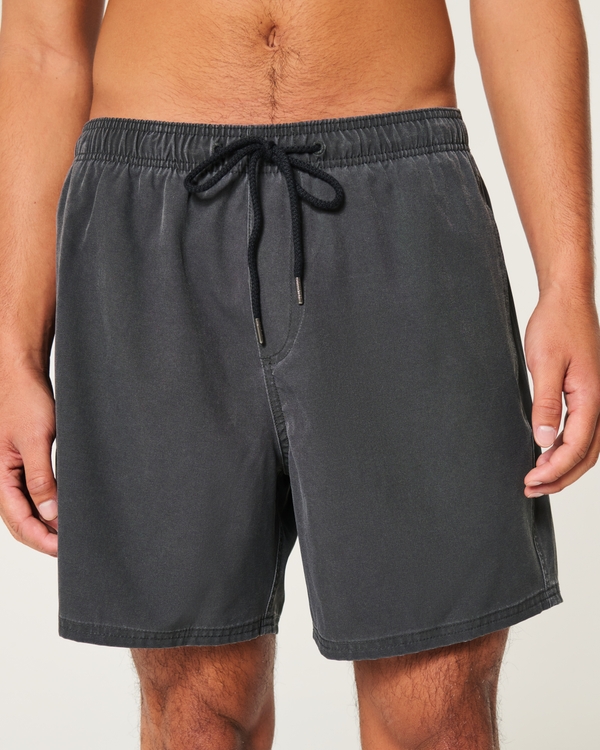 Guard Swim Trunks 6", Faded Black