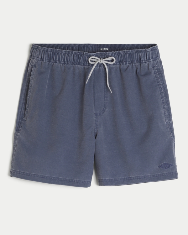 Guard Swim Trunks 6", Washed Navy