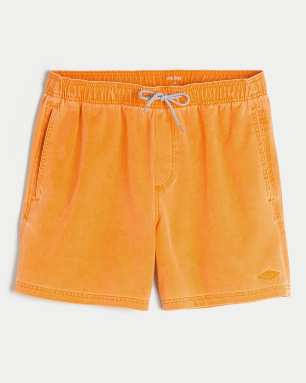 Guard Swim Trunks 6", Bright Orange