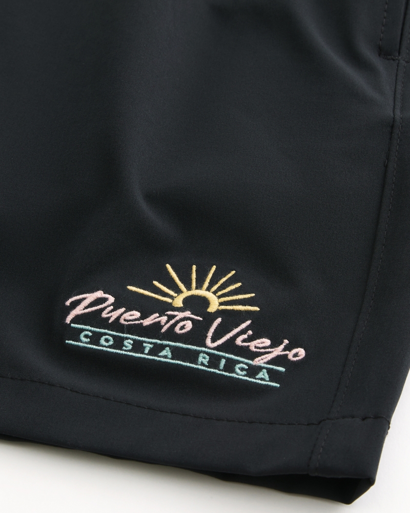 Puerto Viejo Graphic Guard Swim Trunks 6"