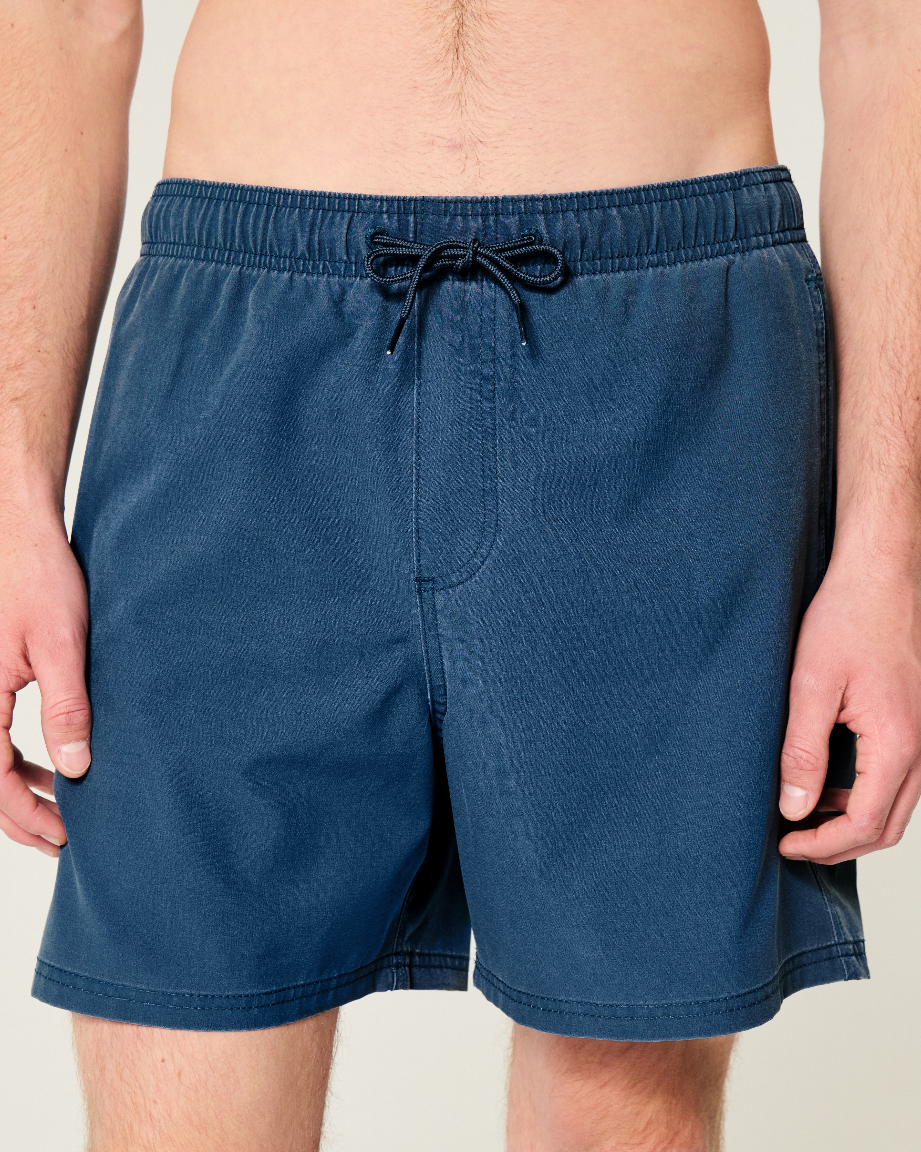 Mid-Thigh Swim Trunks