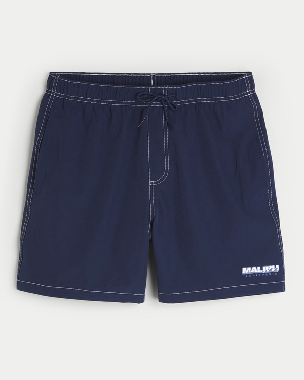 Mid-Thigh Volley Swim Trunks