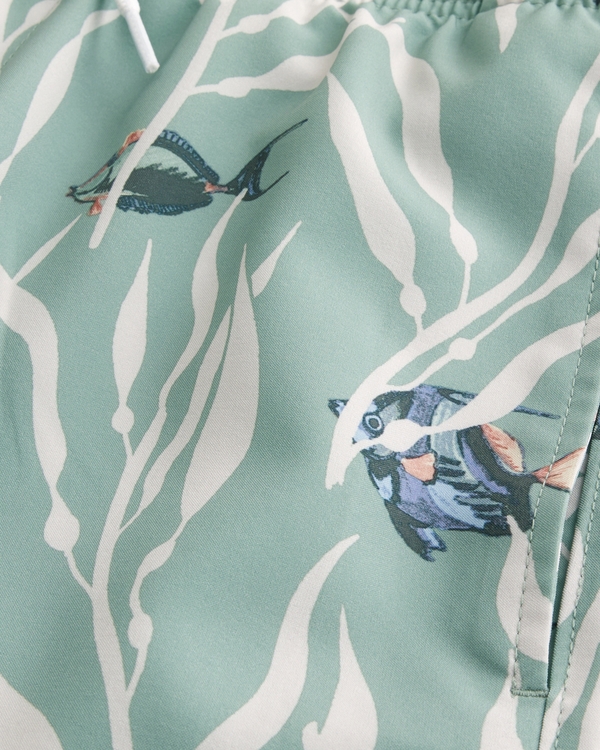 Mid-Thigh Volley Swim Trunks