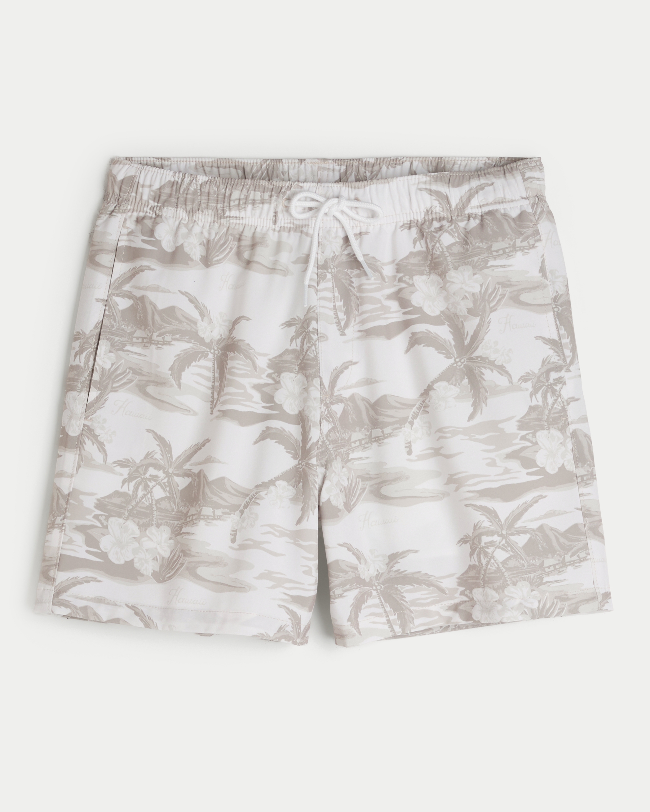 Mid-Thigh Swim Trunks