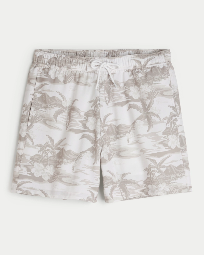 Mid-Thigh Volley Swim Trunks
