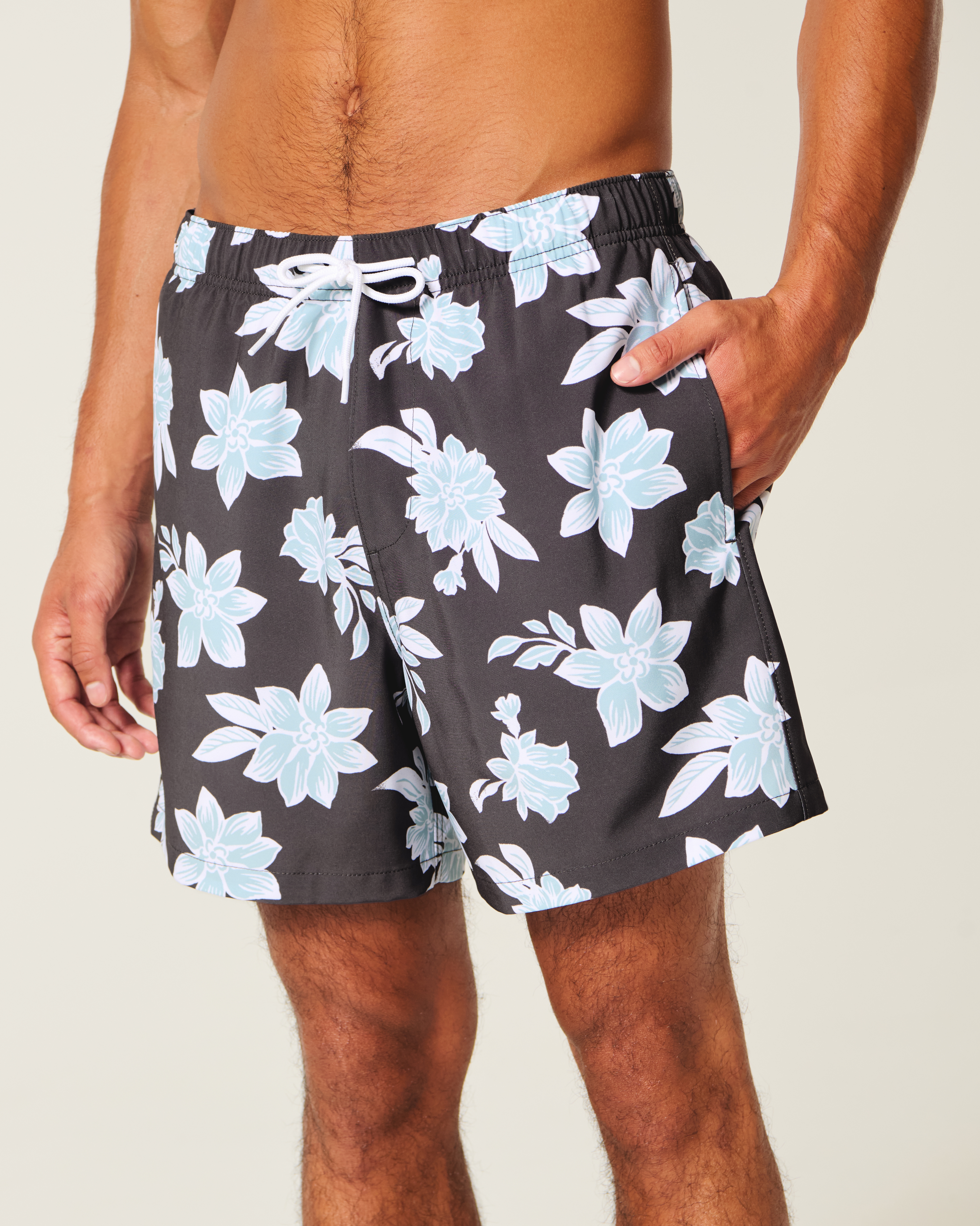 Mid-Thigh Volley Swim Trunks