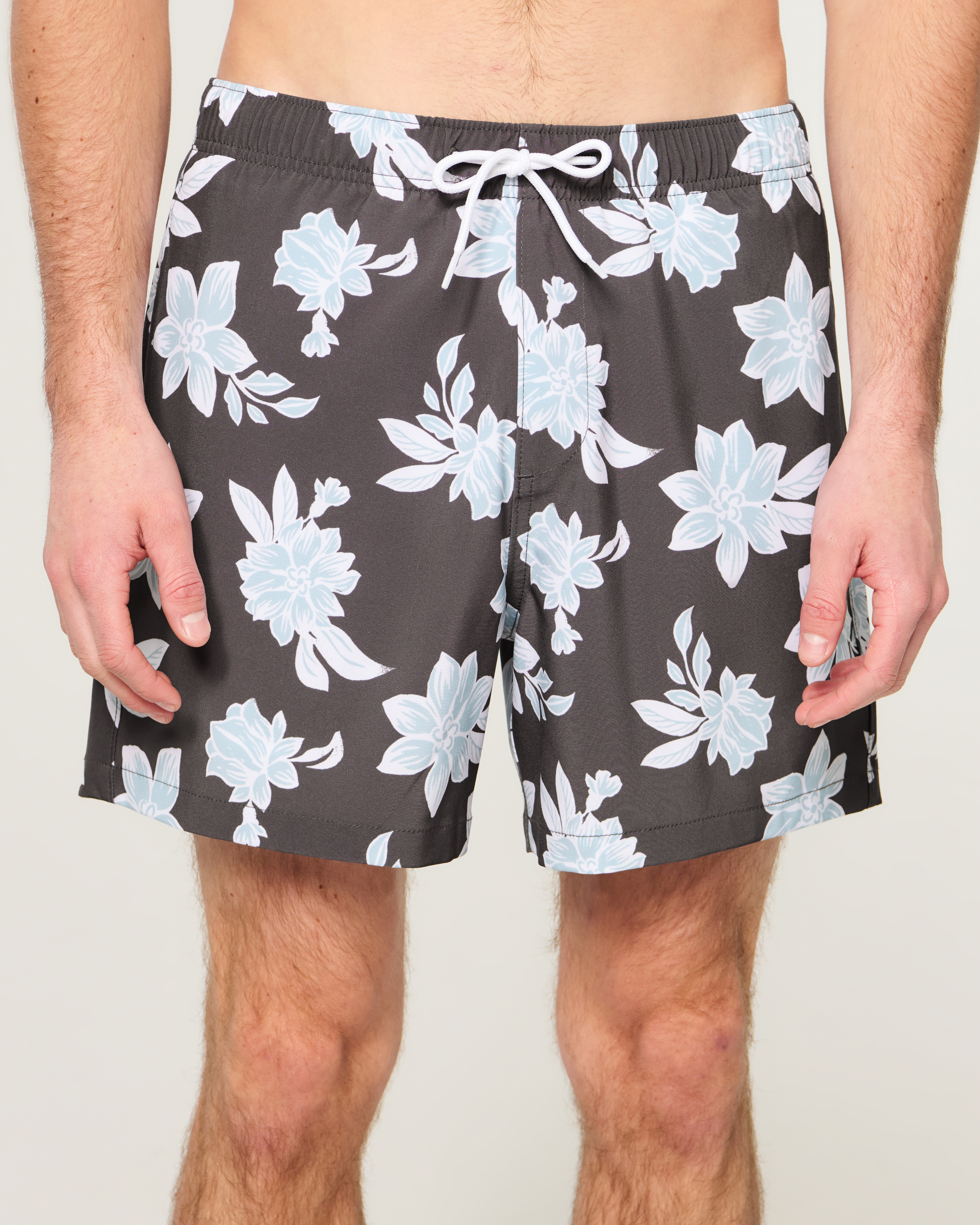 Mid-Thigh Swim Trunks