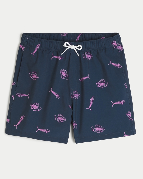 メンズ ミドル丈 スイムトランクス | メンズ ボトムス | HollisterCo.com