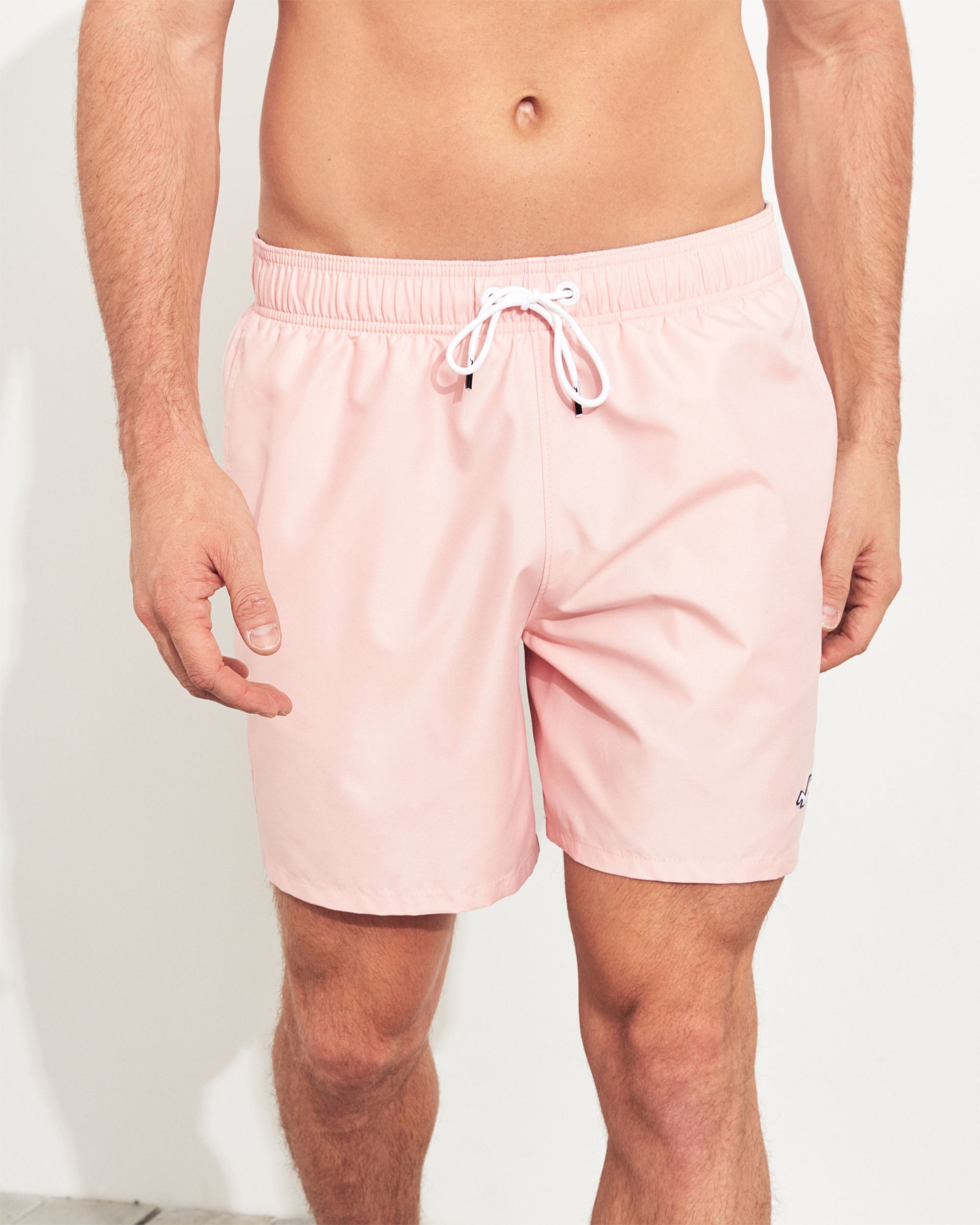 pink swim trunks