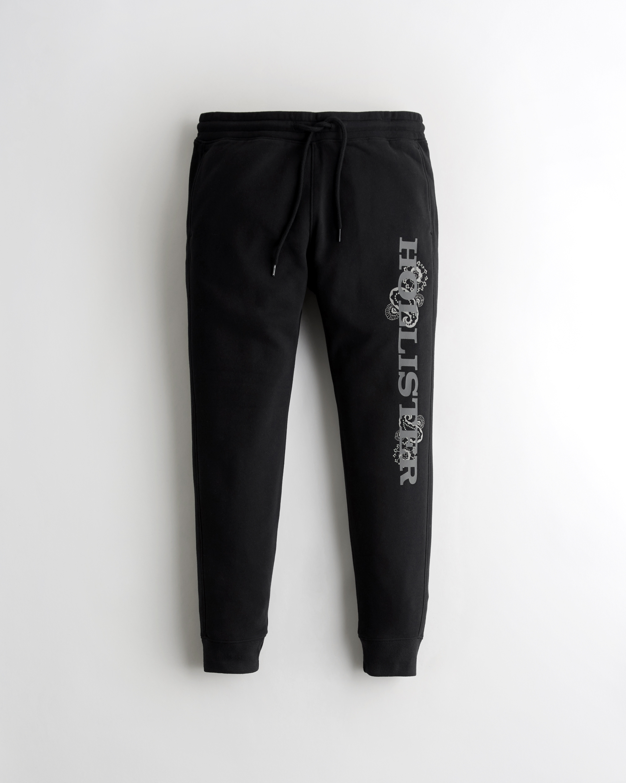 hollister straight leg sweatpants mens