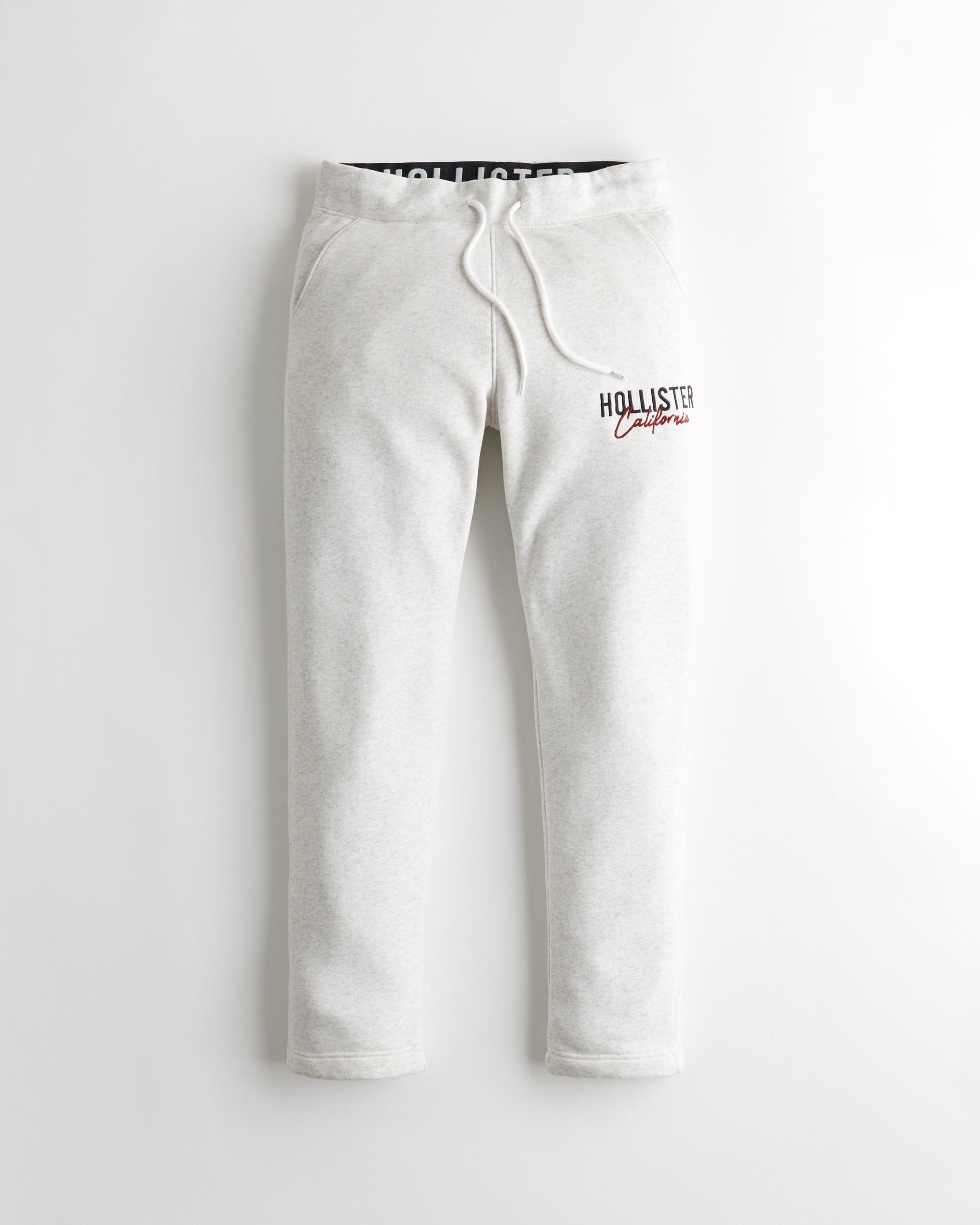 white hollister sweatpants