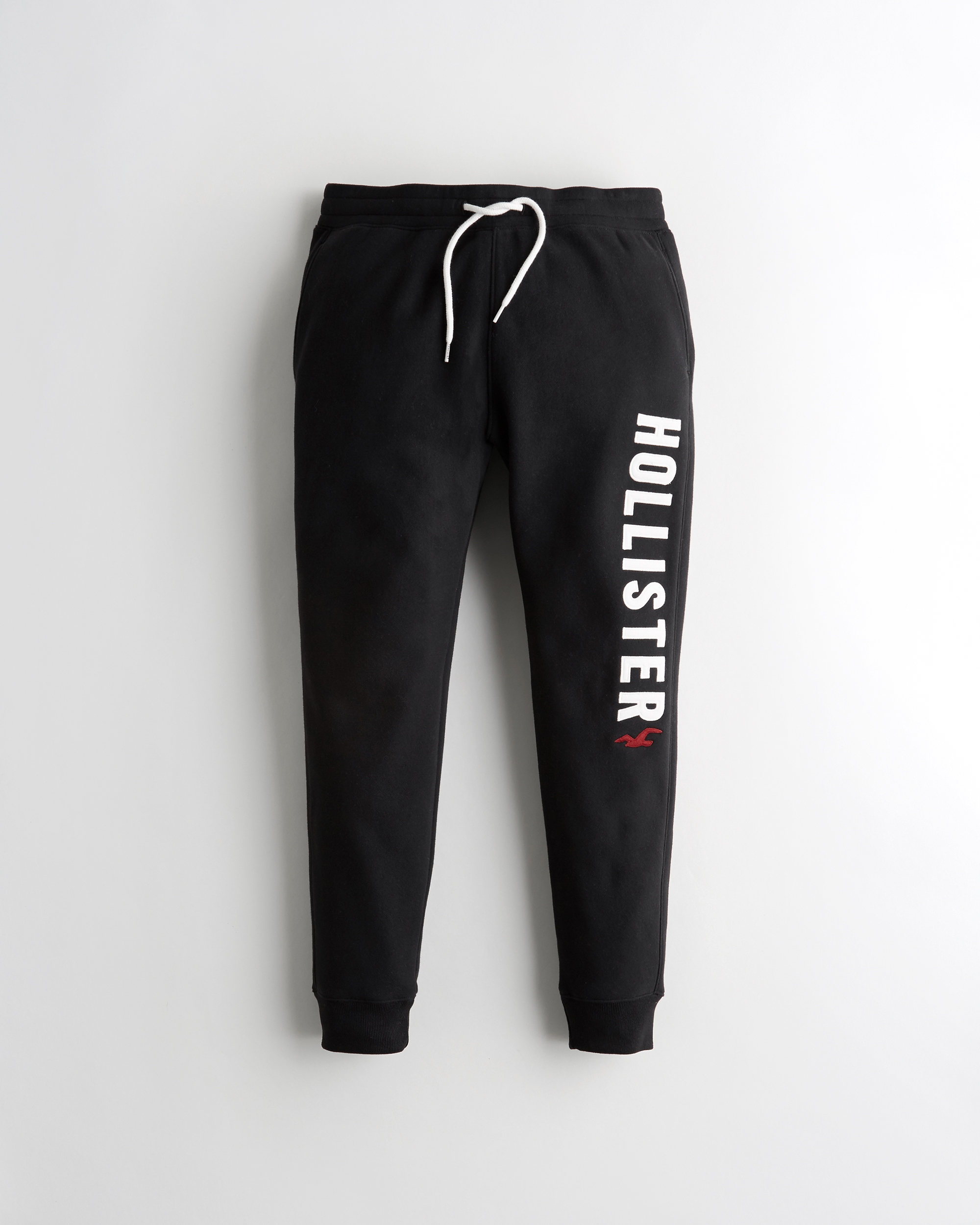 white hollister sweatpants