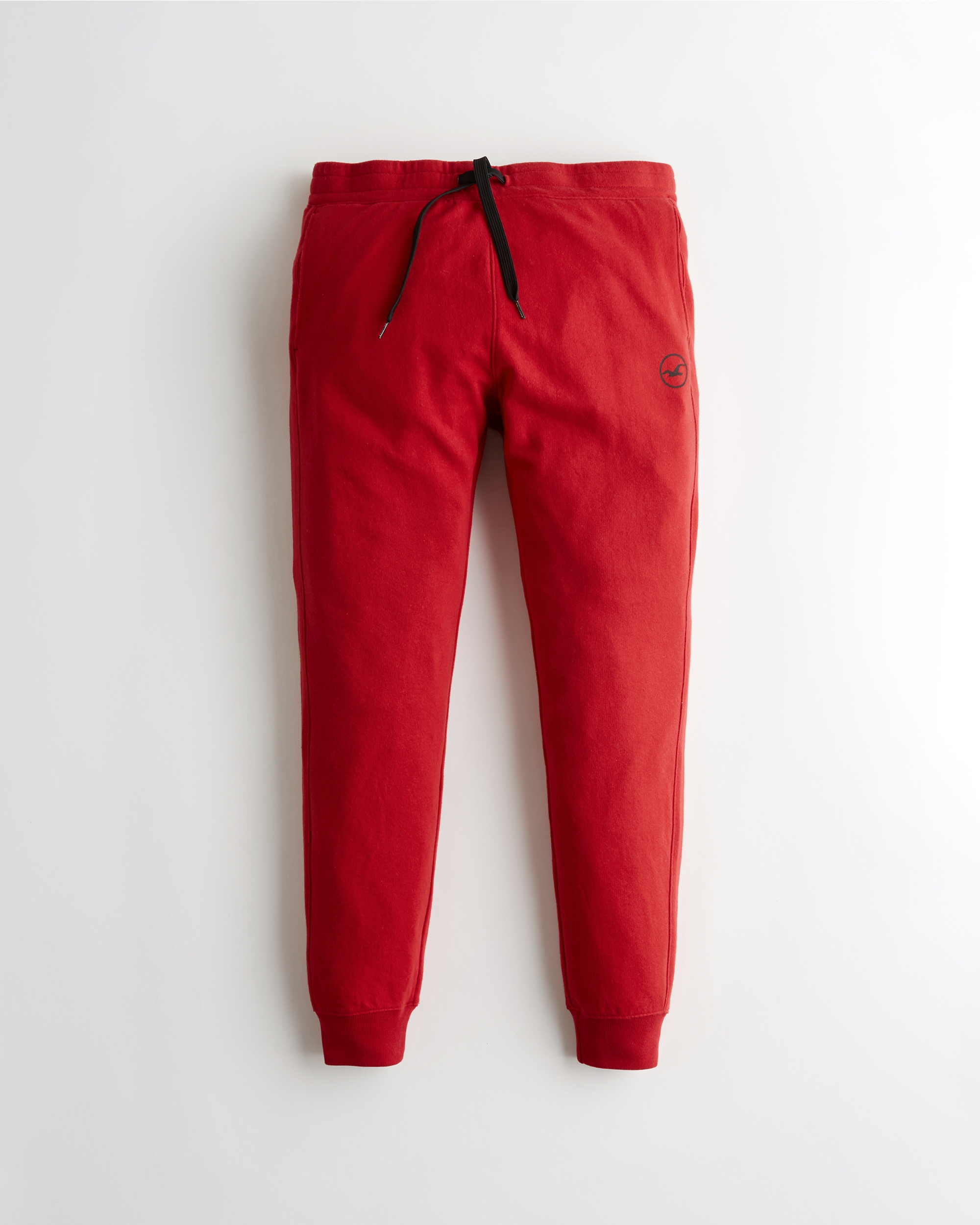 hollister red sweatpants