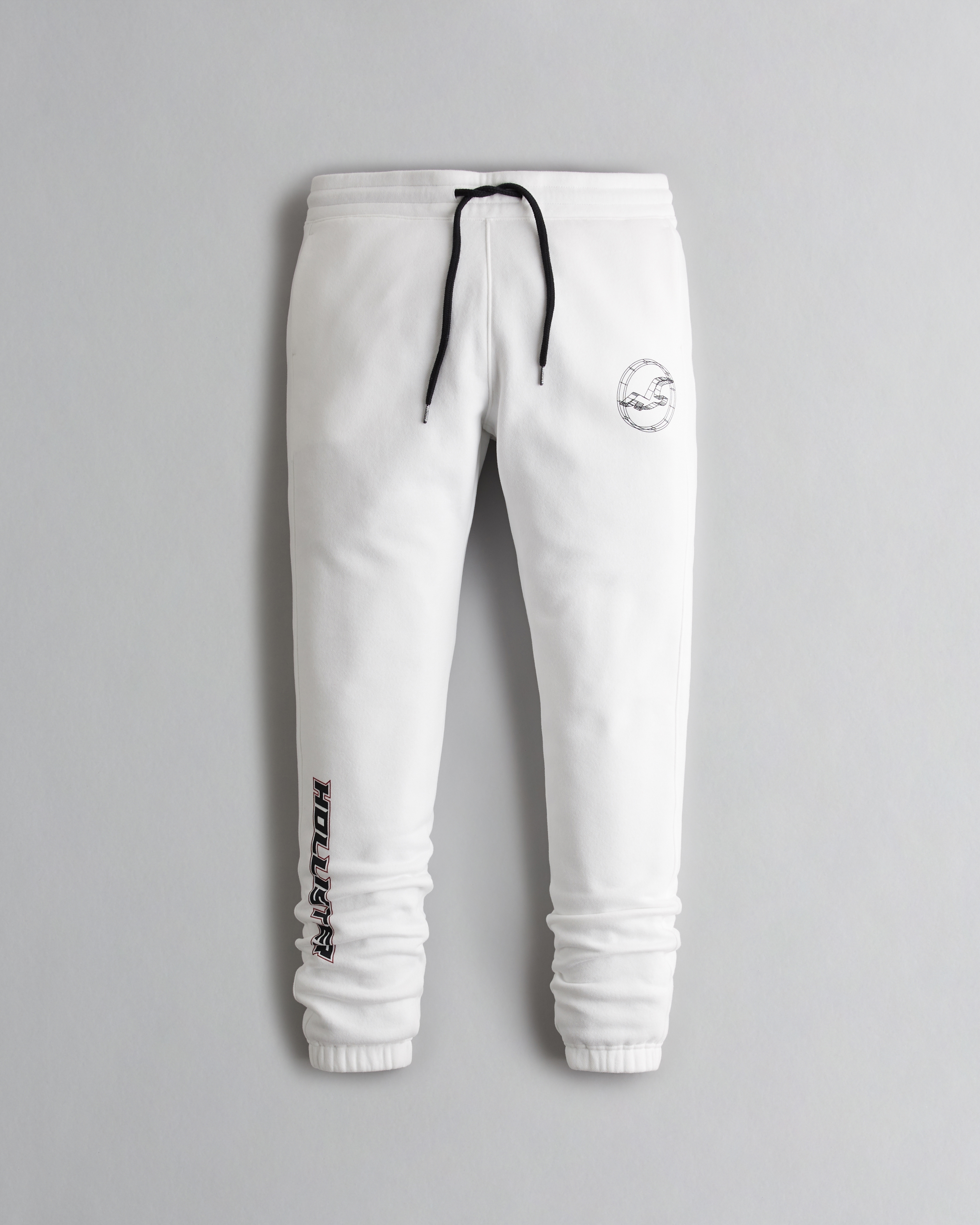 hollister twill joggers