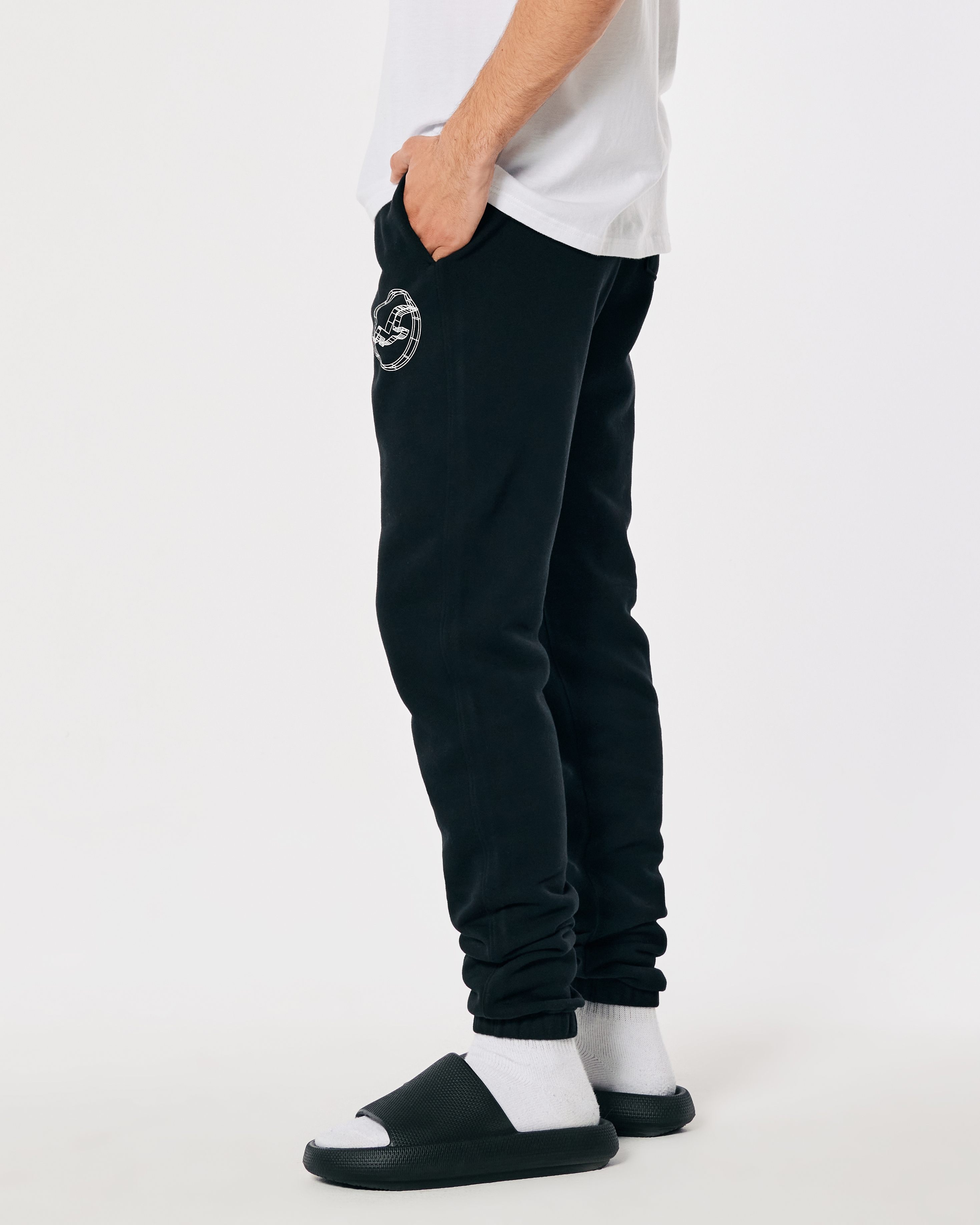 Fleece skinny online joggers