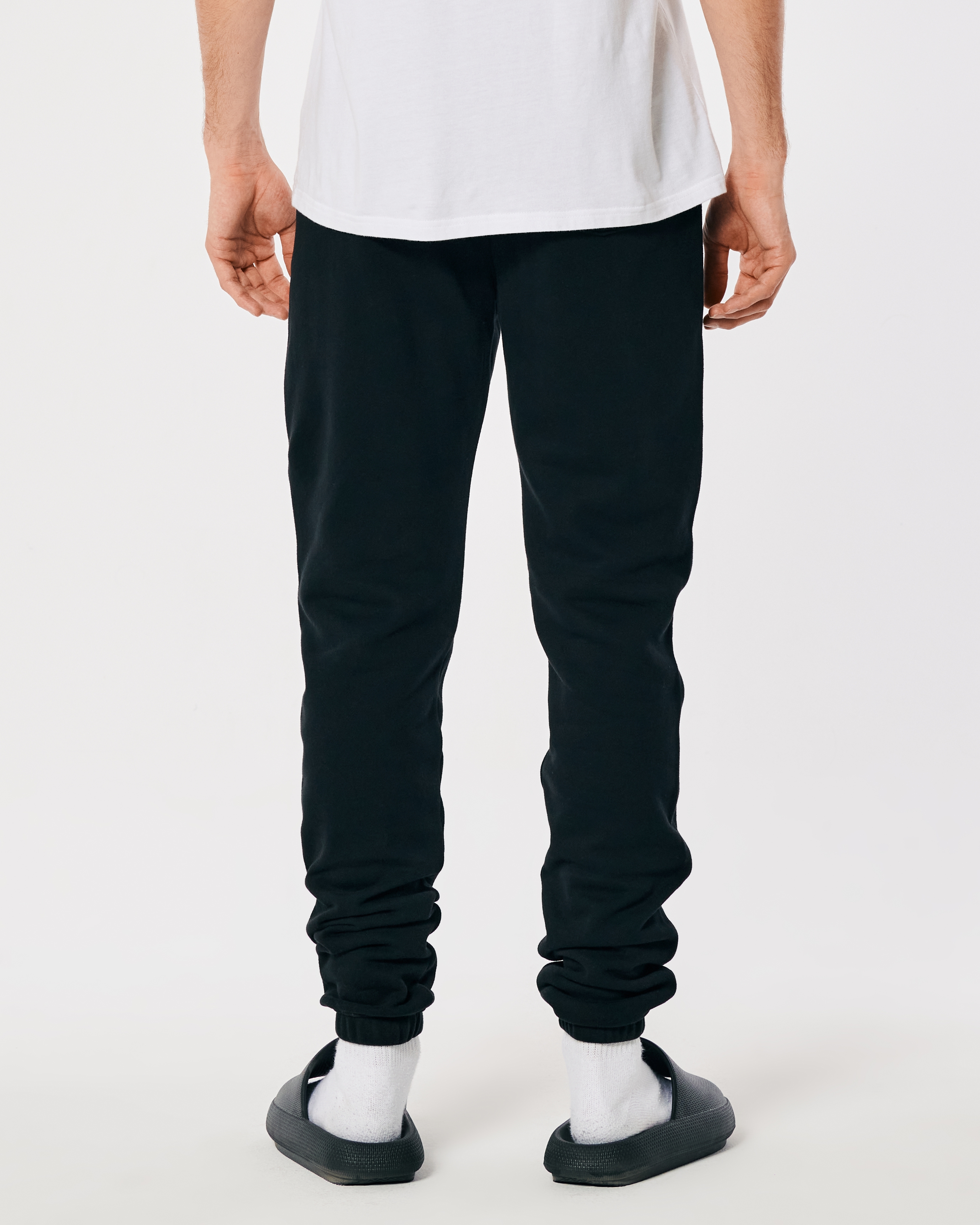 Skinny cheap fleece joggers