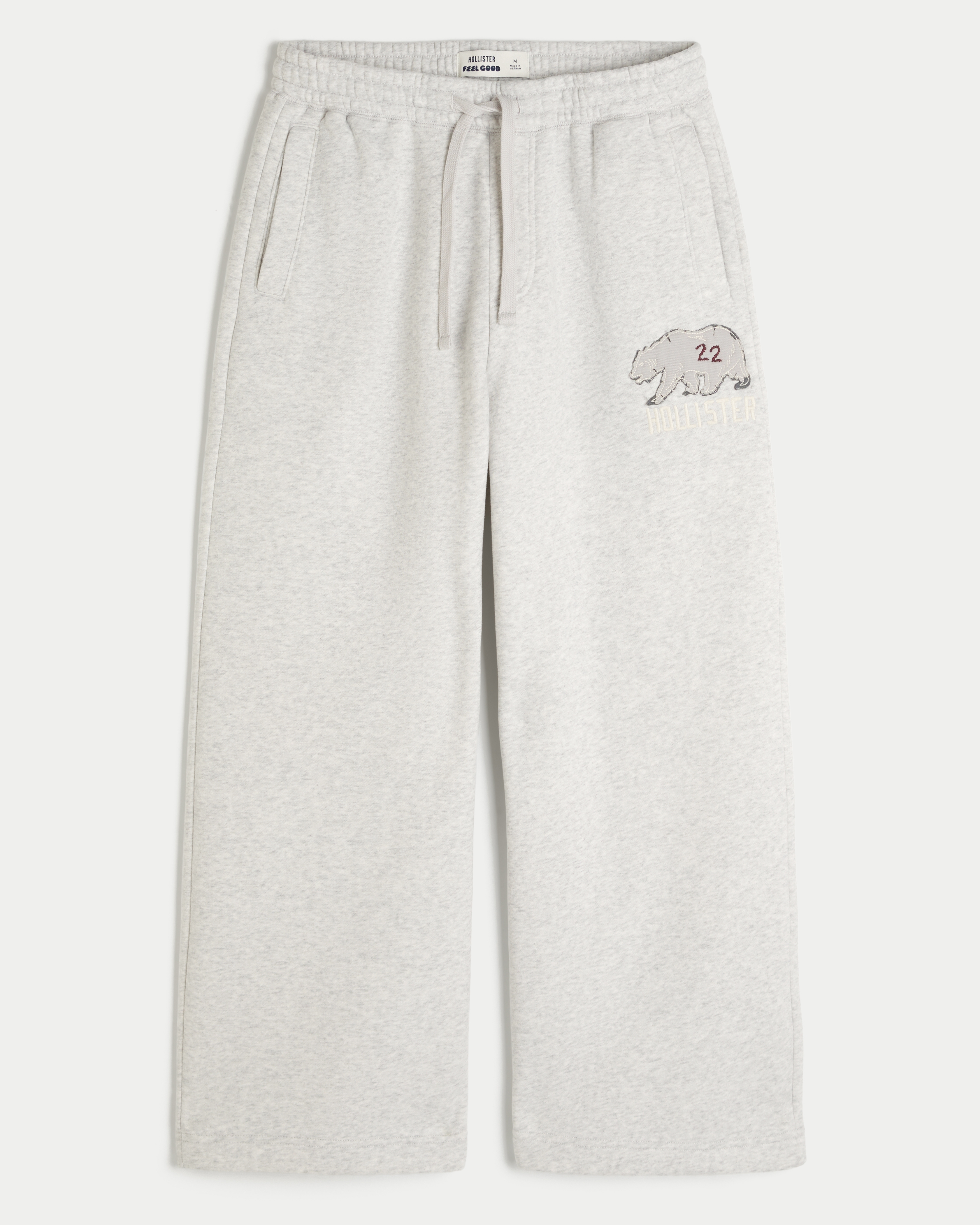 Hollister Feel Good Ultra Baggy Logo Graphic Sweatpants
