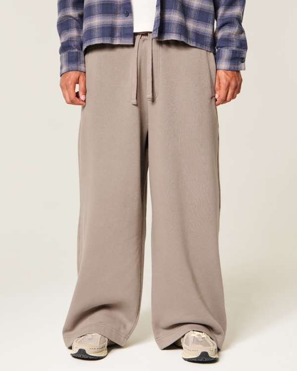 Hollister Feel Good Ultra Baggy Sweatpants, Gray view 2