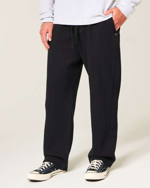 Hollister Feel Good Baggy Stud Sweatpants, Black view 2