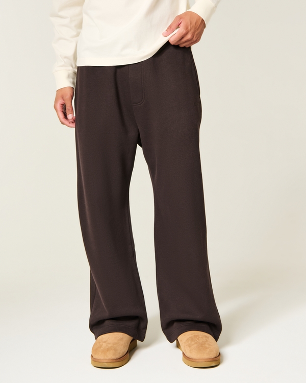 Hollister Feel Good Super Baggy Sweatpants, Brown view 2