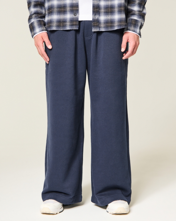 Hollister Feel Good Ultra Baggy Sweatpants, Navy view 2
