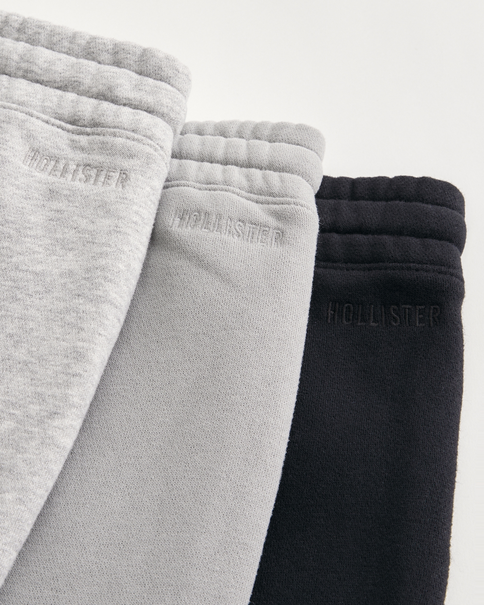 Men's Relaxed Cinch Fleece Jogger 3-Pack | Men's Bottoms | HollisterCo.com