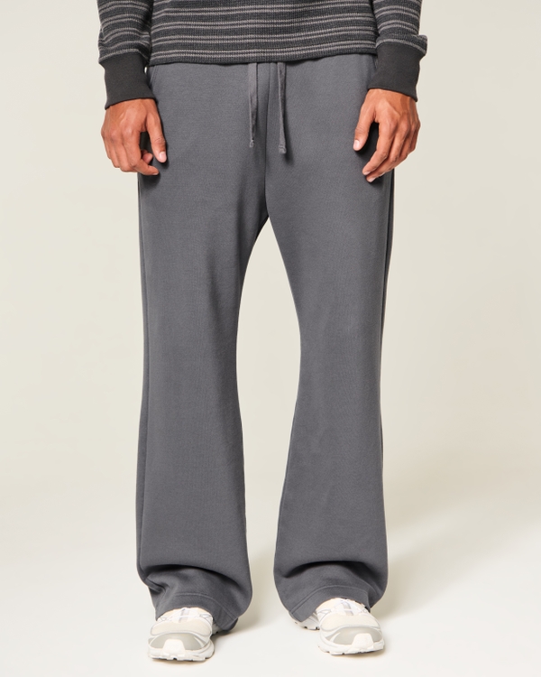 Hollister Feel Good Bootcut Sweatpants, Dark Gray view 2