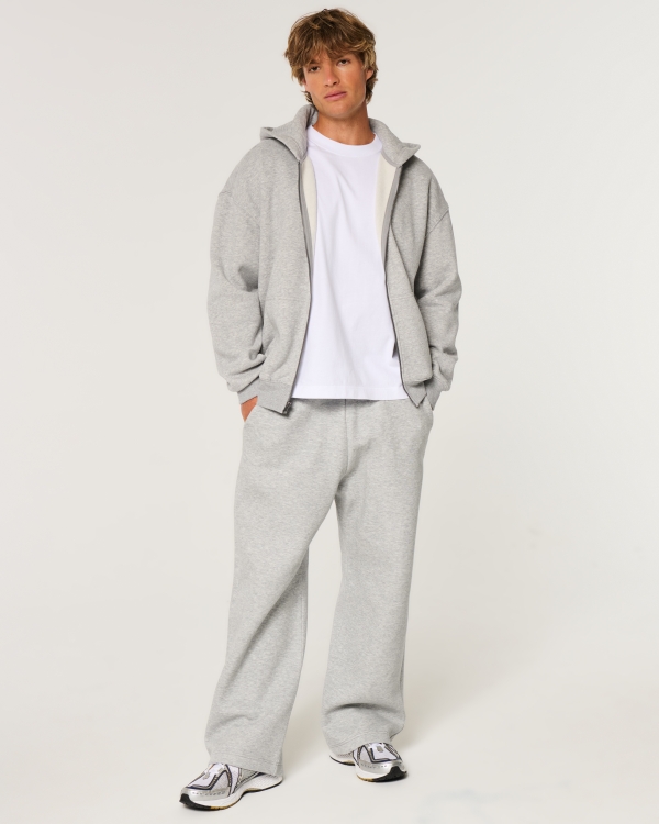 Everyday Cooling Super Baggy Sweatpants, Heather Gray view 1