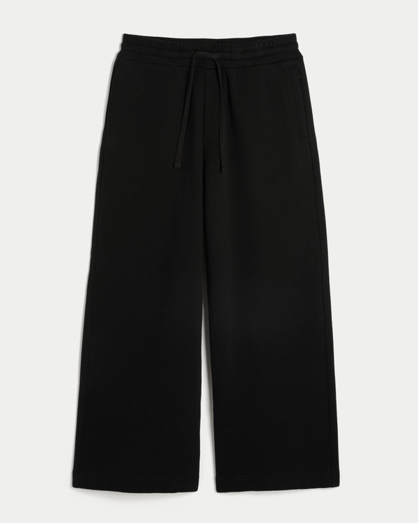 Hollister Feel Good Ultra Baggy Sweatpants, Black view 1