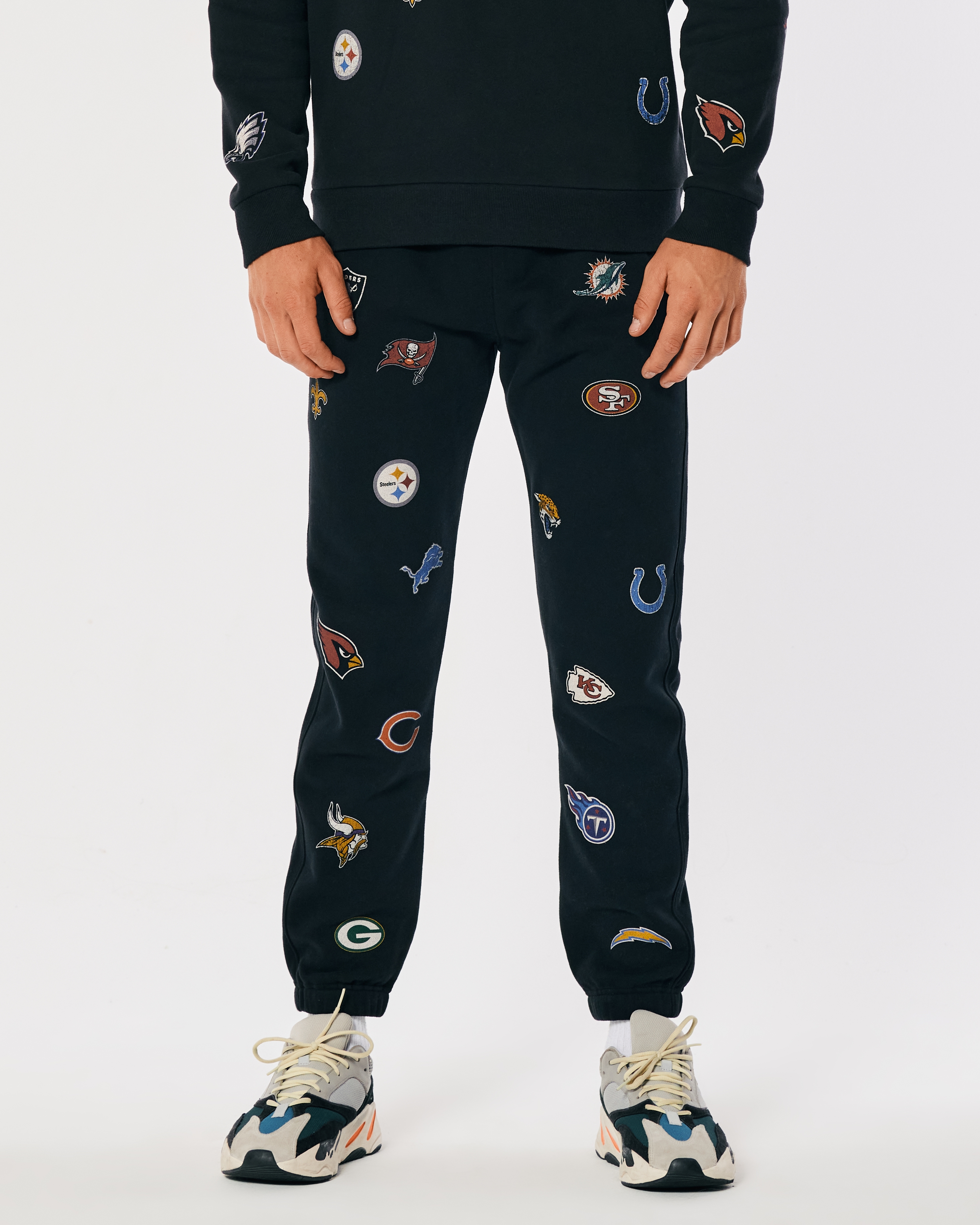 Hollister Relaxed NFL Team Logo Graphic Fleece Joggers