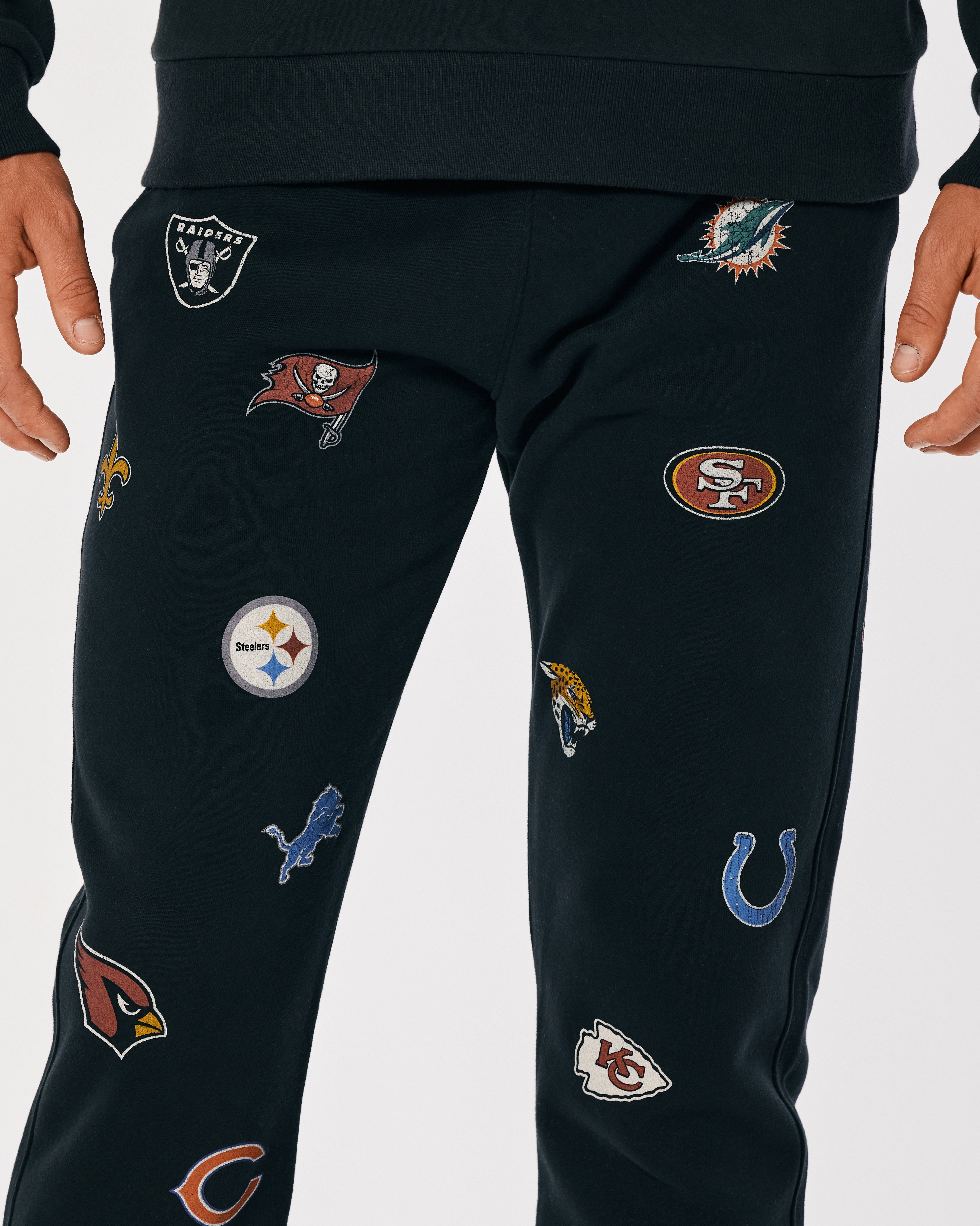 Hollister Relaxed NFL Team Logo Graphic Fleece Joggers