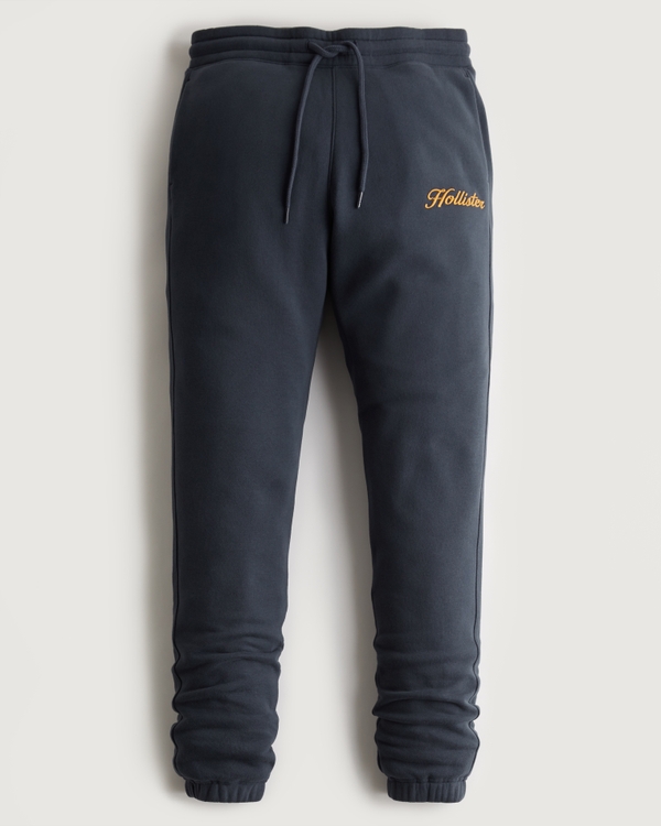 hollister sweatpants mens grey