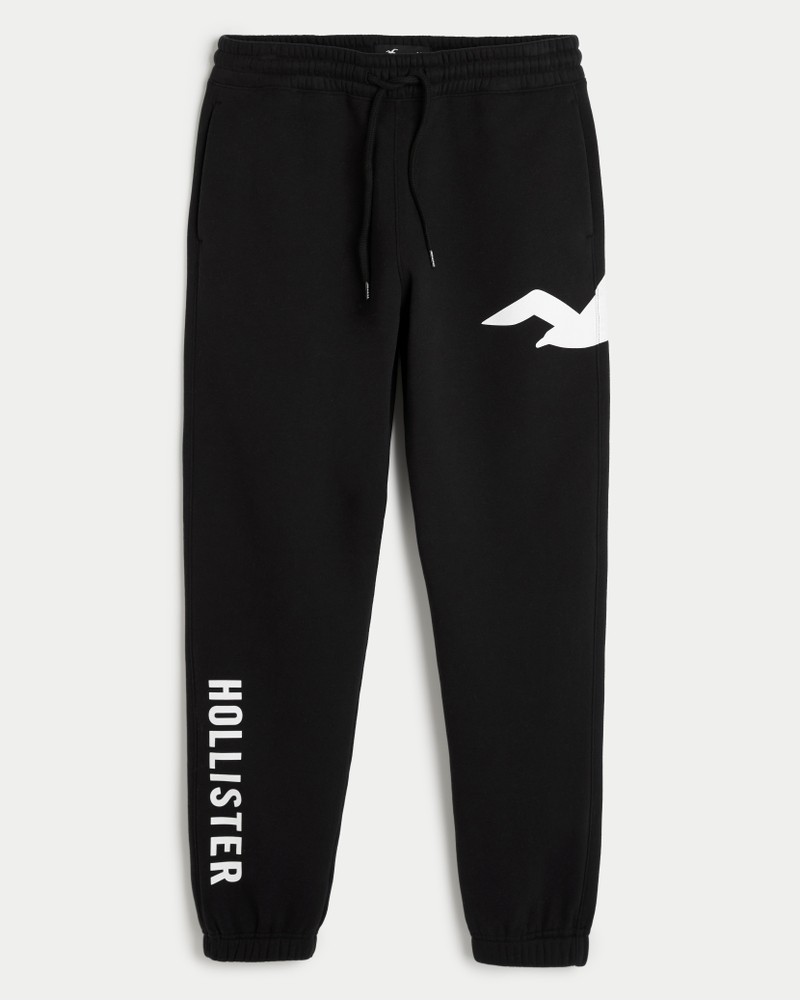 Men's Relaxed Fleece Logo Graphic Joggers, Men's Sleepwear & Loungewear