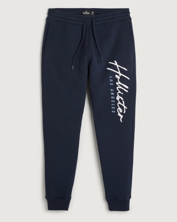 Hollister black joggers hotsell