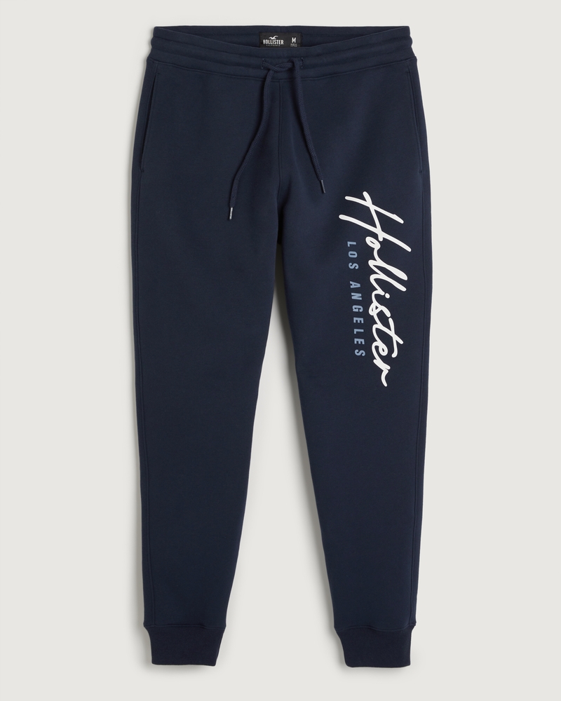 Men's Fleece Logo Graphic Joggers, Men's Bottoms