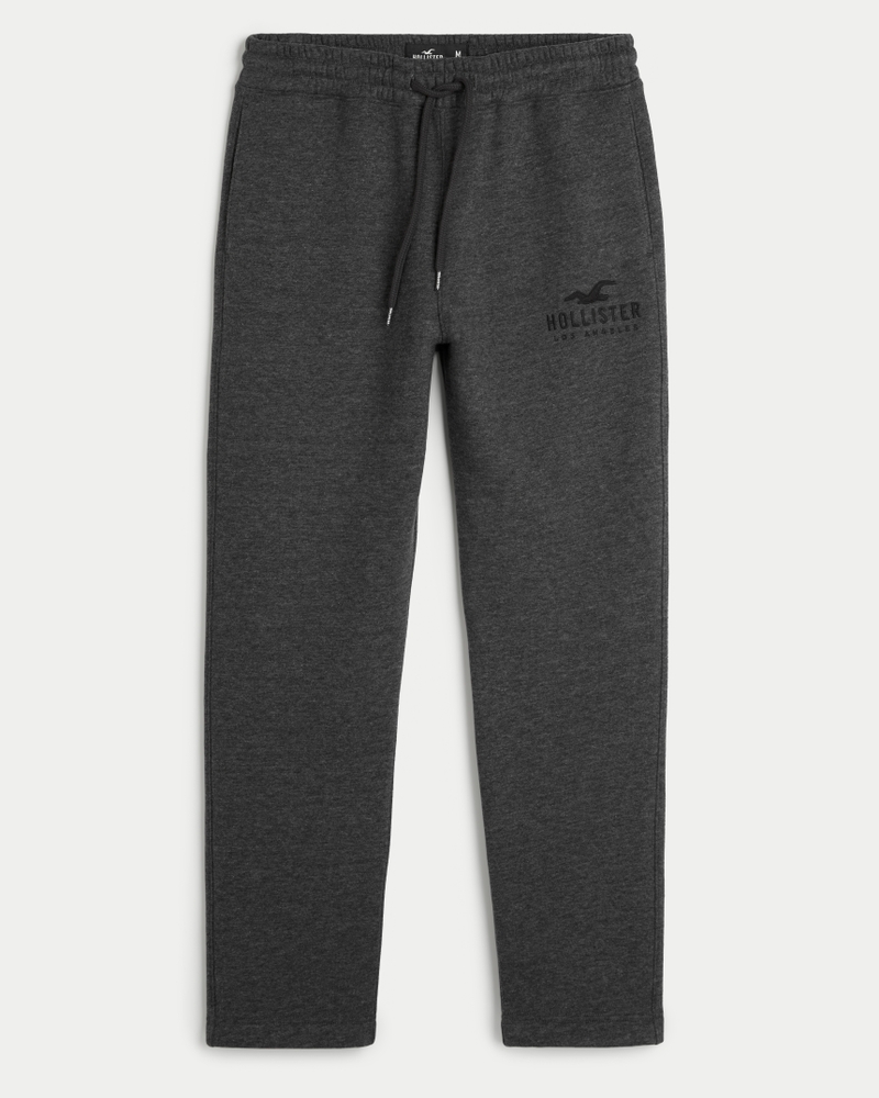 Hollister Embroidered Logo Graphic Straight Sweatpants