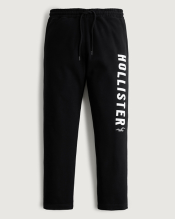 Men's Straight Logo Sweatpants, Men's Clearance