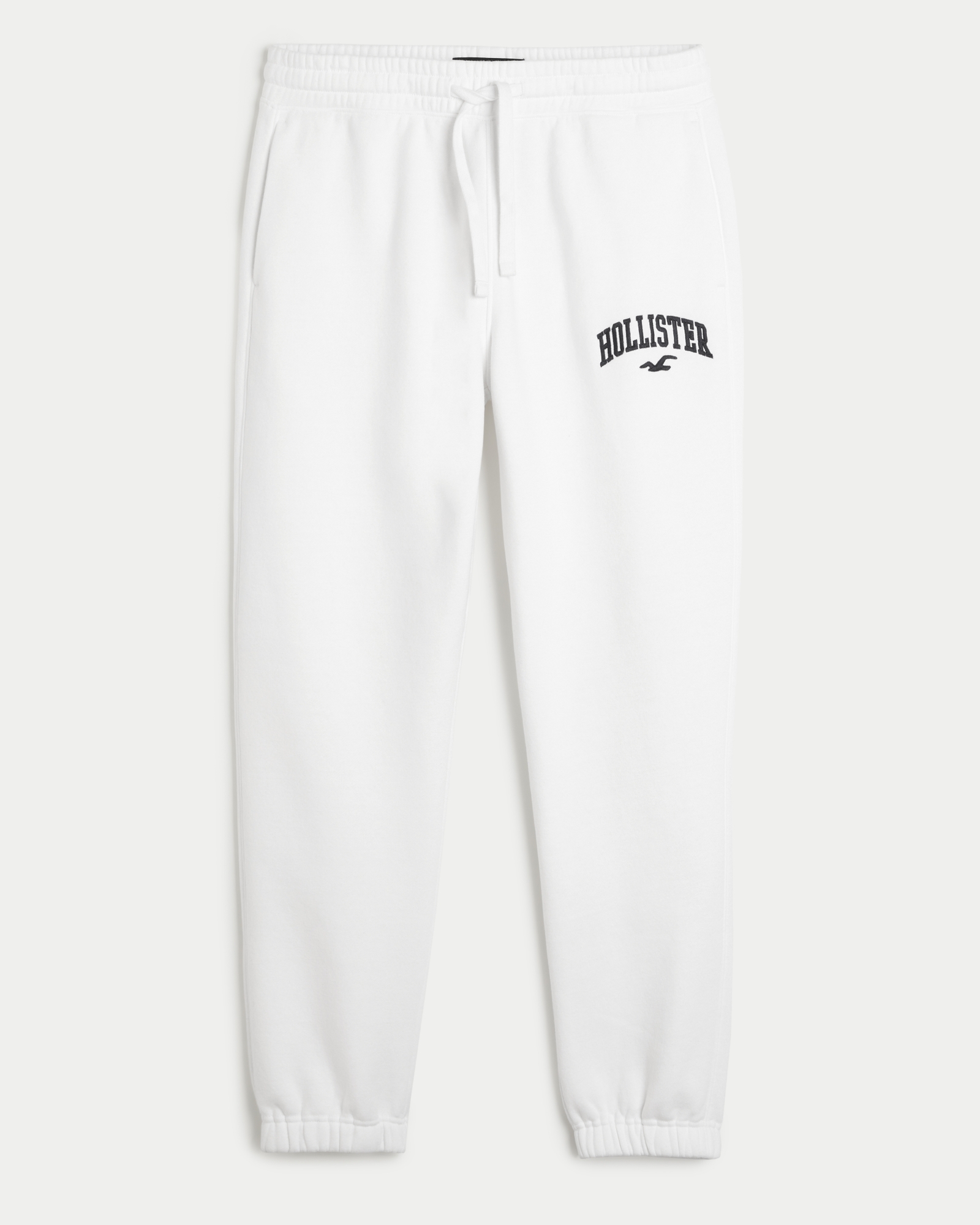 Hollister logo sweatpants in gray
