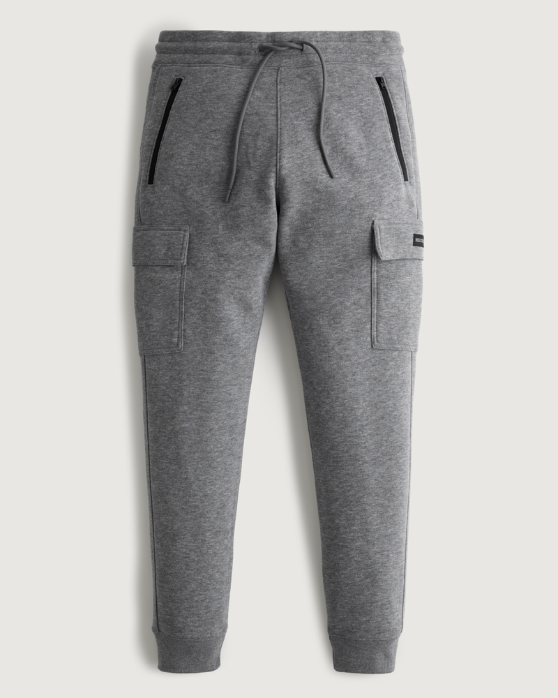 Men's Fleece Cargo Joggers Men's Bottoms