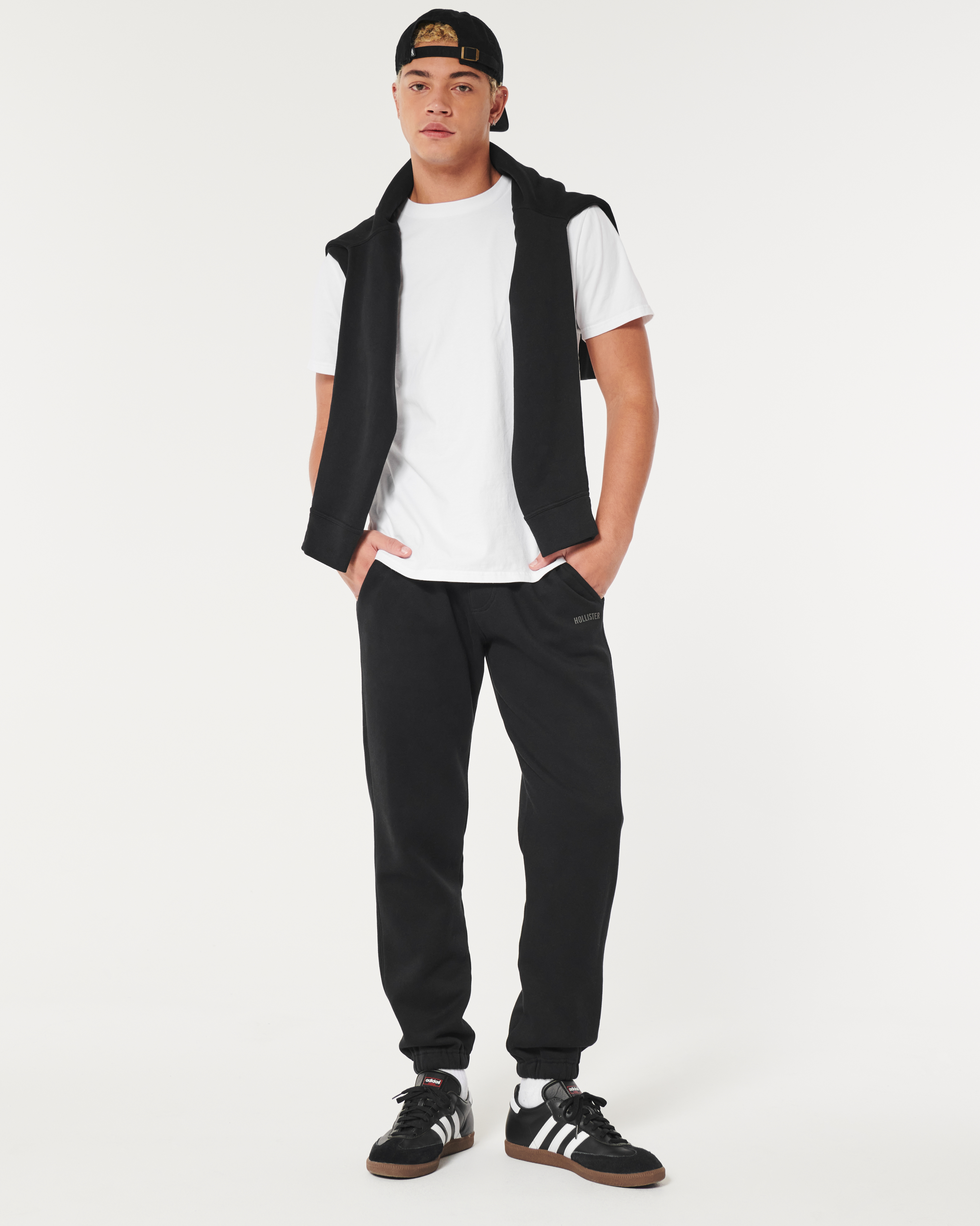 Hollister Fleece Logo Joggers