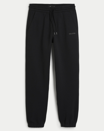 Hollister Co. LOGO JOGGER - Tracksuit bottoms - grey 